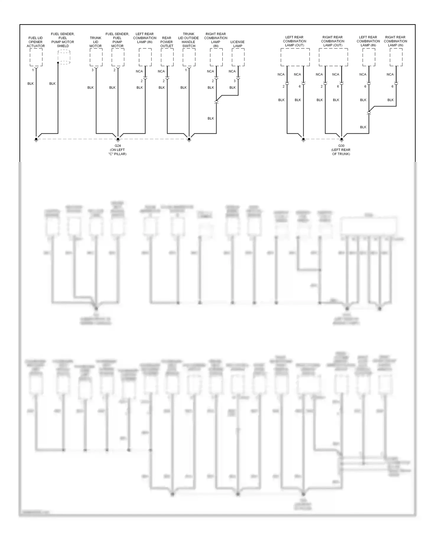 Wiring diagram pulse generator for Hyundai Azera I (2005-2011) (1 of 1)