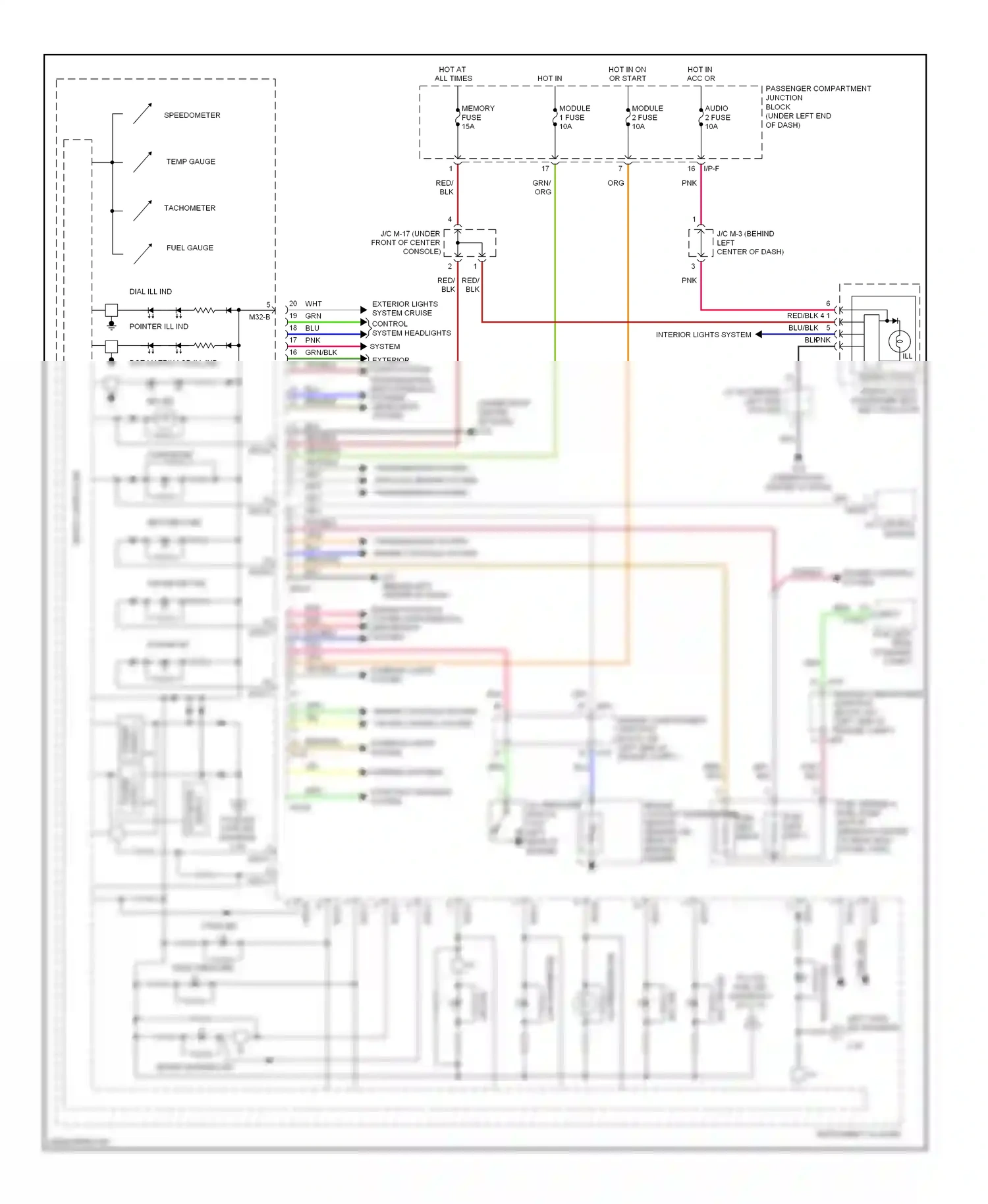 Wiring diagram transmissions, shift interlock systems for Hyundai Azera I (2005-2011) (2 of 2)