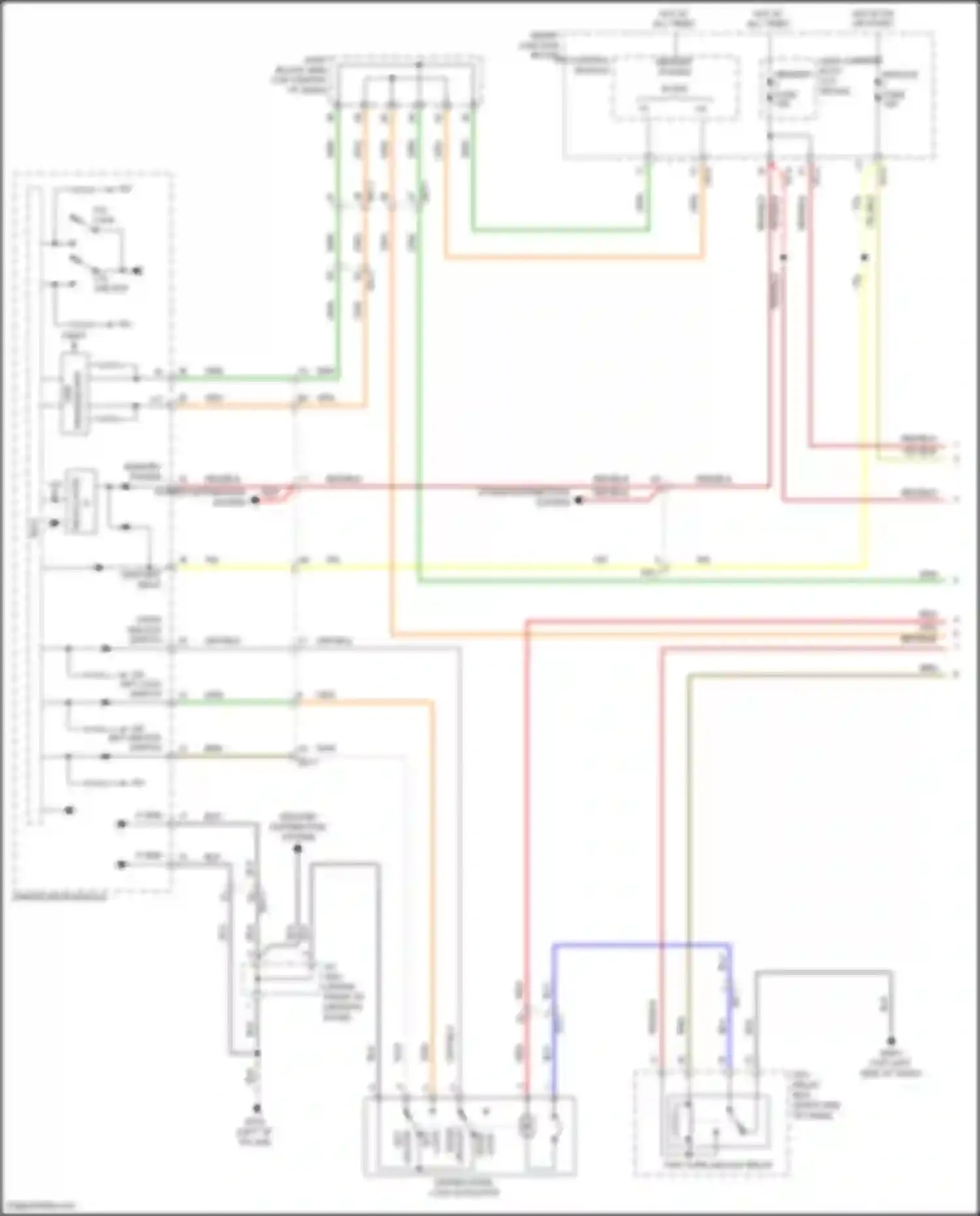 Azera Hyundai II facelift (2014-2017): Forced entry circuit (1 of 3)