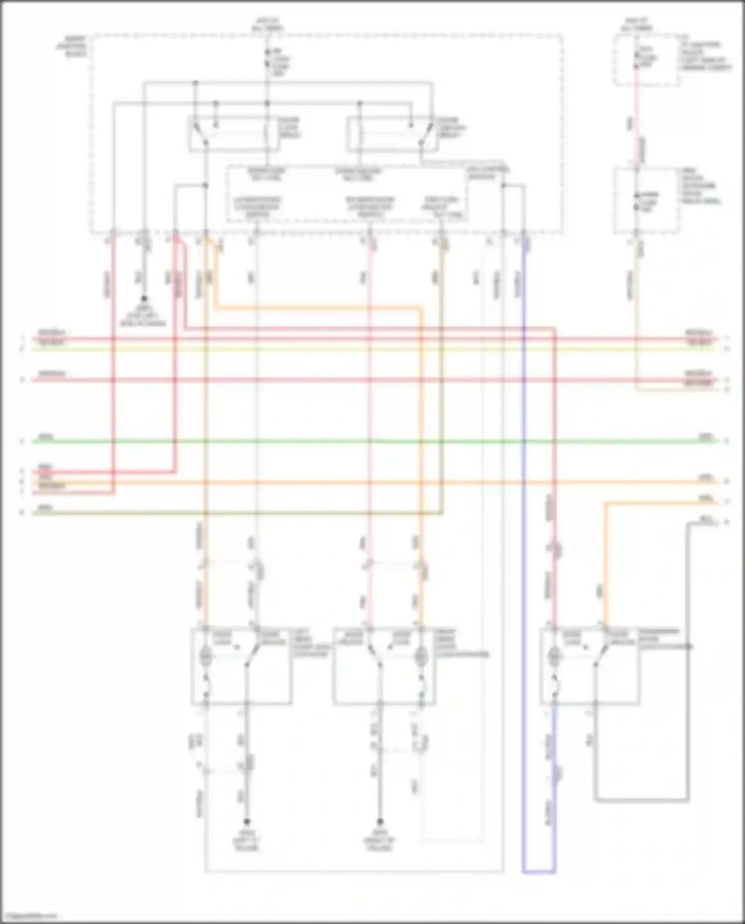 Azera Hyundai II facelift (2014-2017): Forced entry circuit (2 of 3)