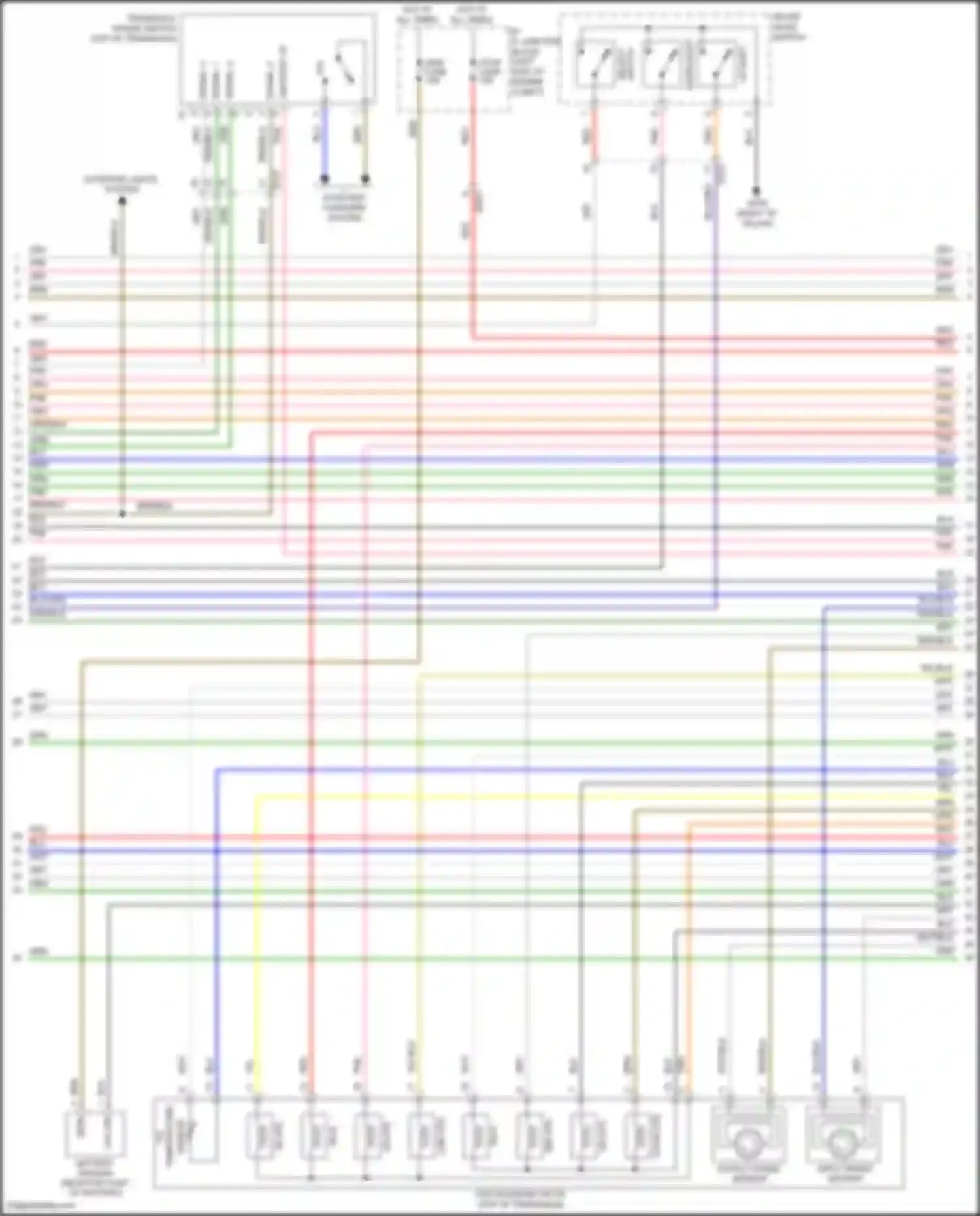 Azera Hyundai II facelift (2014-2017): Wiring diagram engine performance 3.3l (2 of 7)