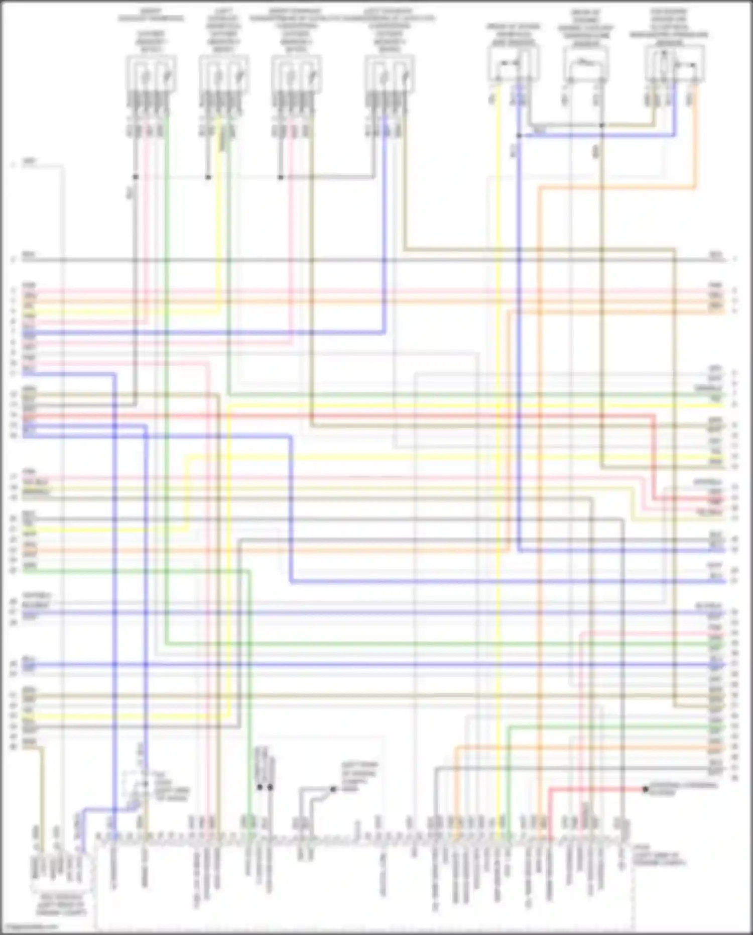 Azera Hyundai II facelift (2014-2017): Wiring diagram engine performance 3.3l (6 of 7)