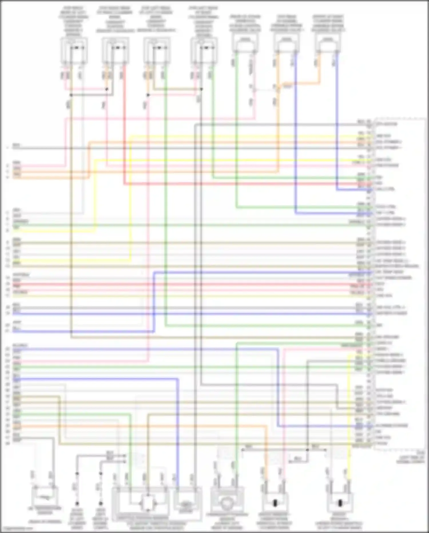 Azera Hyundai II facelift (2014-2017): Wiring diagram engine performance 3.3l (7 of 7)
