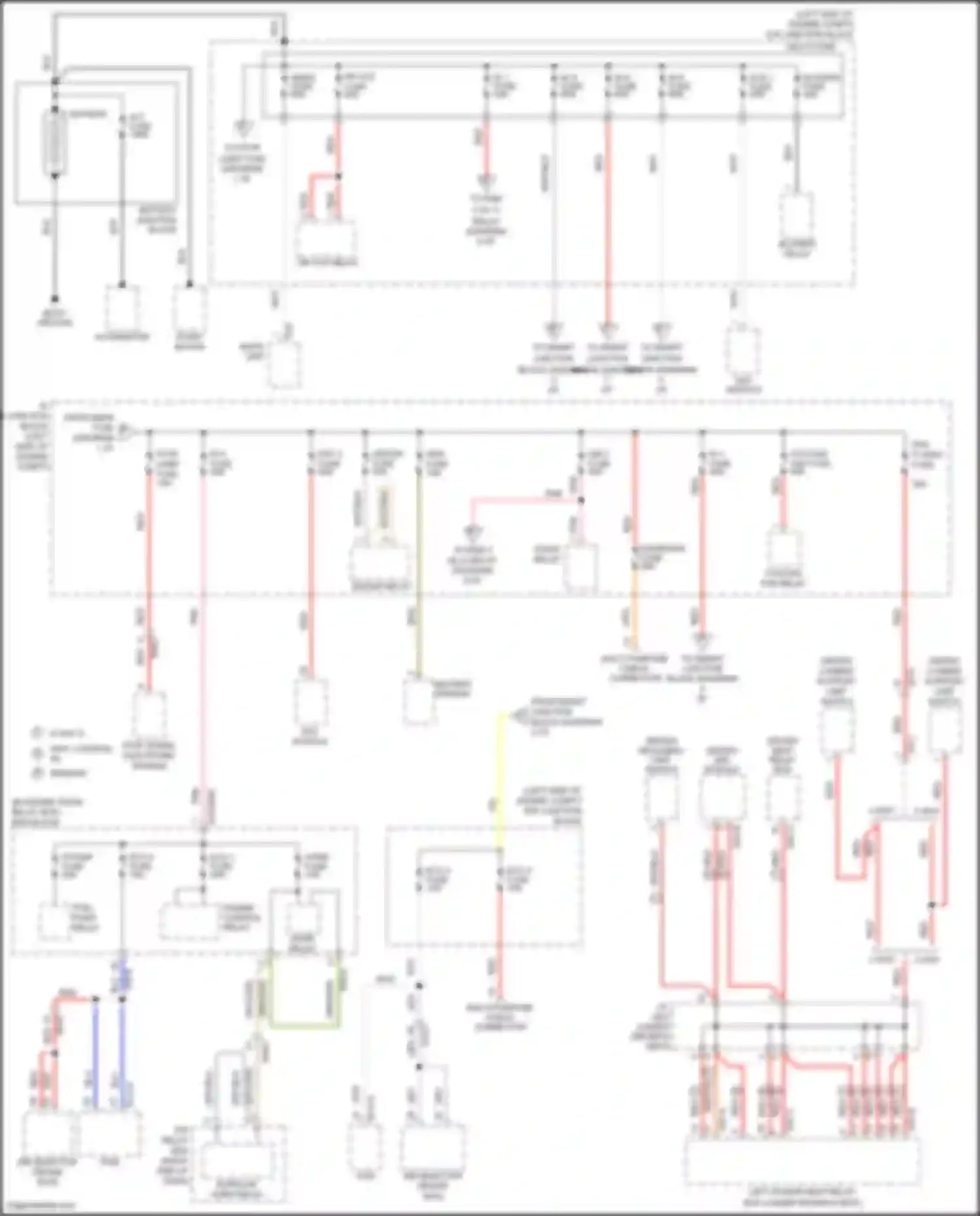 Azera Hyundai II facelift (2014-2017): Power distribution circuit (1 of 8)