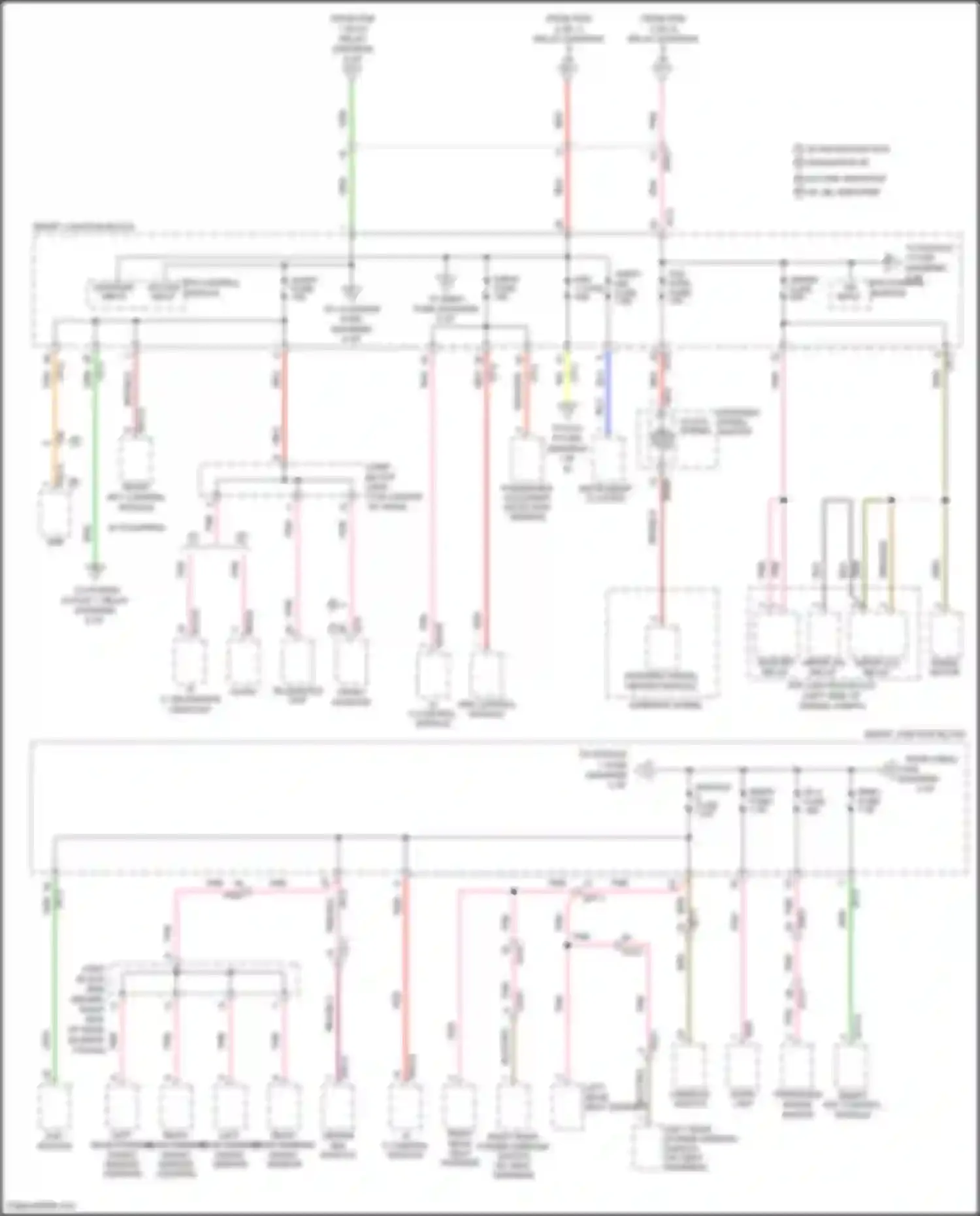 Azera Hyundai II facelift (2014-2017): Power distribution circuit (2 of 8)