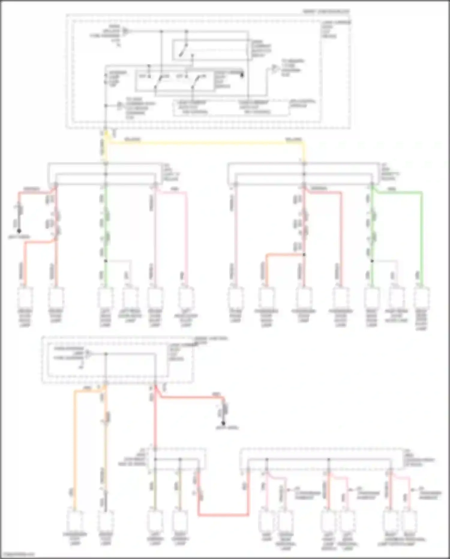 Azera Hyundai II facelift (2014-2017): Power distribution circuit (5 of 8)