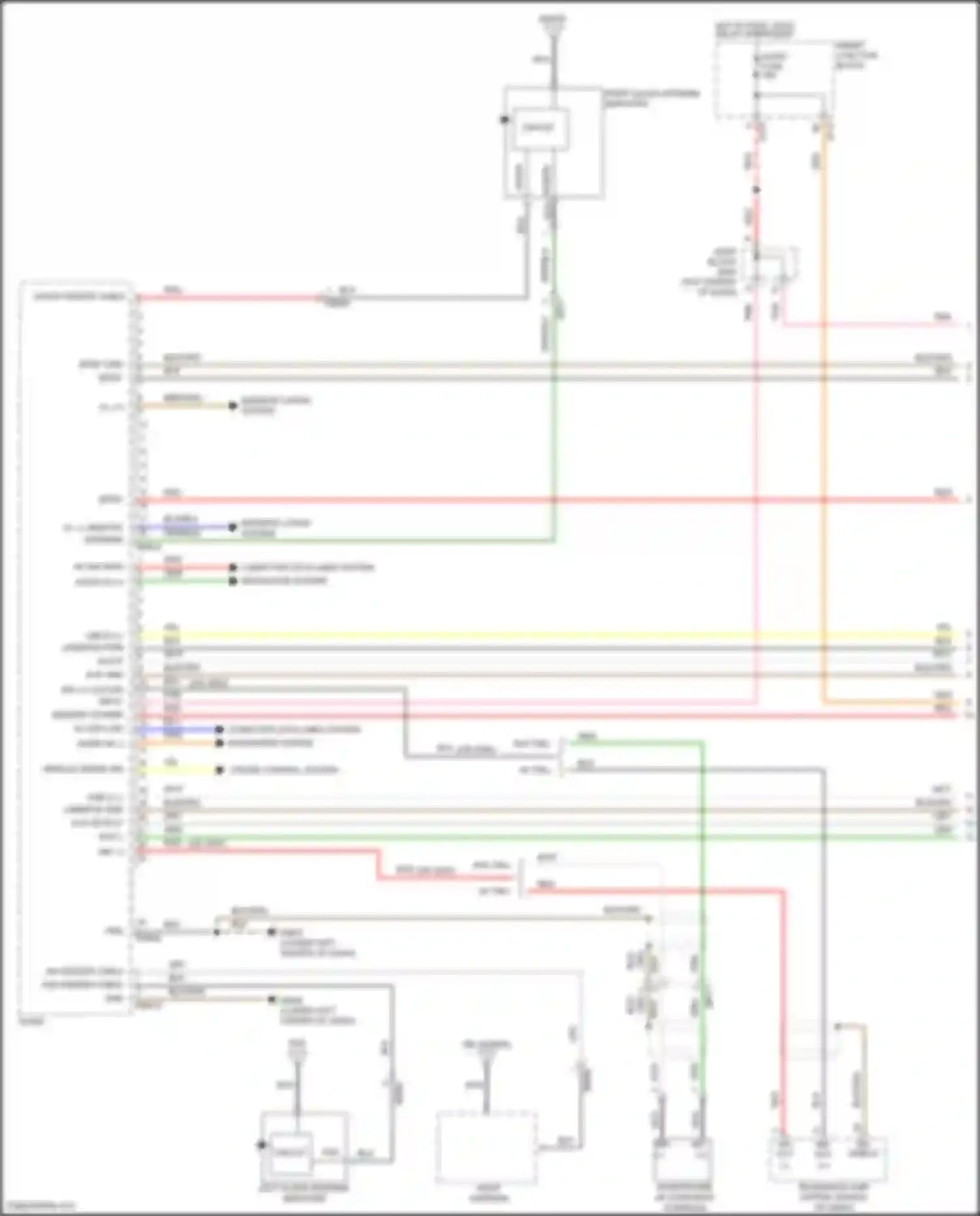 Azera Hyundai II facelift (2014-2017): Radio circuit, w/o navigation w/ actune amplifier (1 of 4)