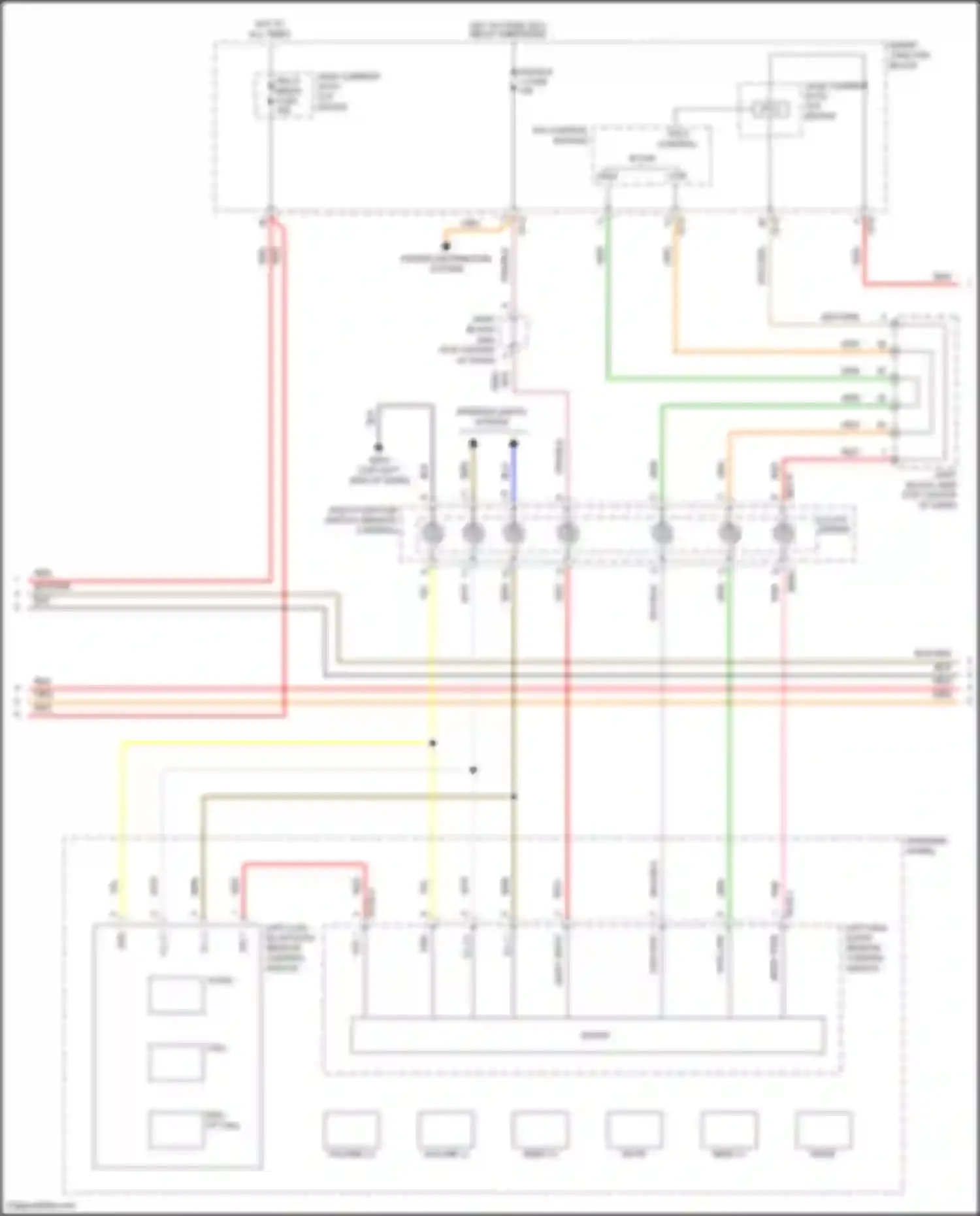 Azera Hyundai II facelift (2014-2017): Radio circuit, w/o navigation w/ actune amplifier (3 of 4)