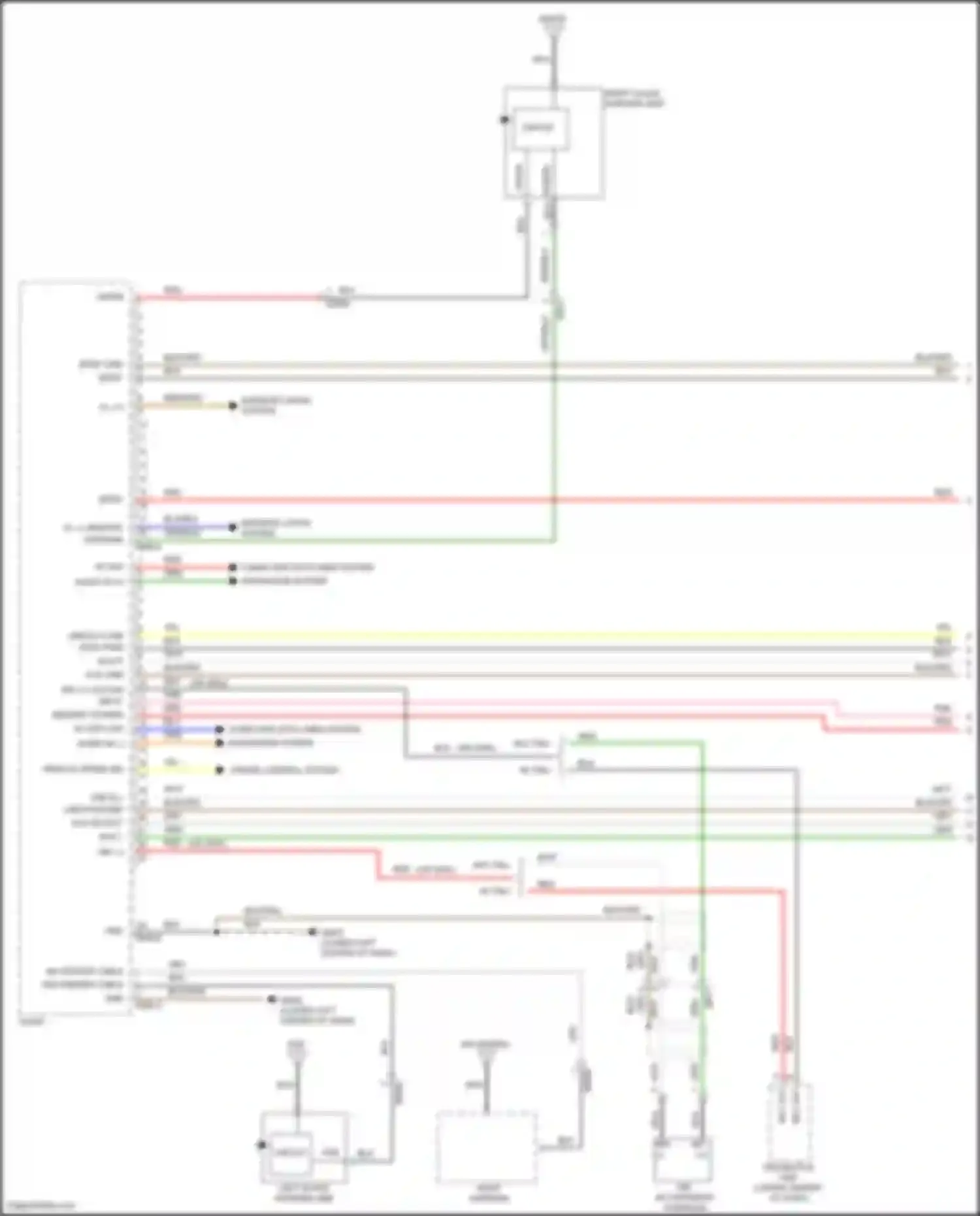 Azera Hyundai II facelift (2014-2017): Radio circuit, w/o navigation w/ jbl amplifier (1 of 4)