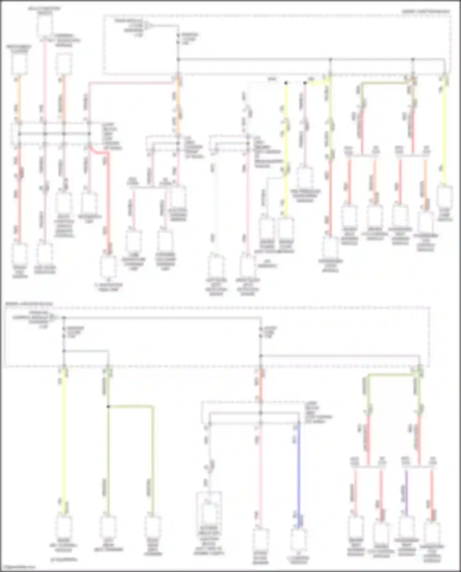 Wiring diagram blower relay e/r junction block for Hyundai Azera II facelift (2014-2017) (1 of 1)
