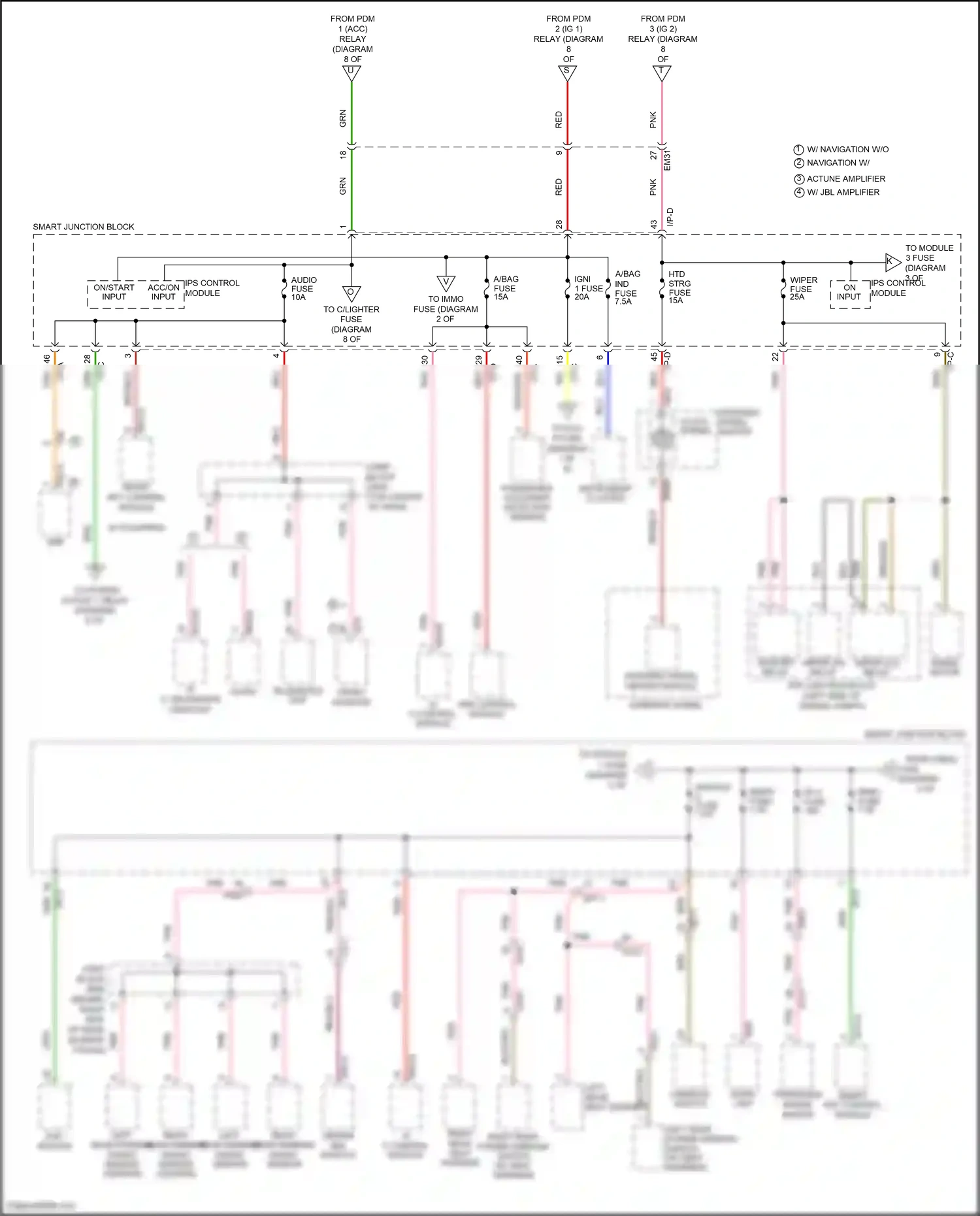 Wiring diagram clock- spring for Hyundai Azera II facelift (2014-2017) (4 of 13)