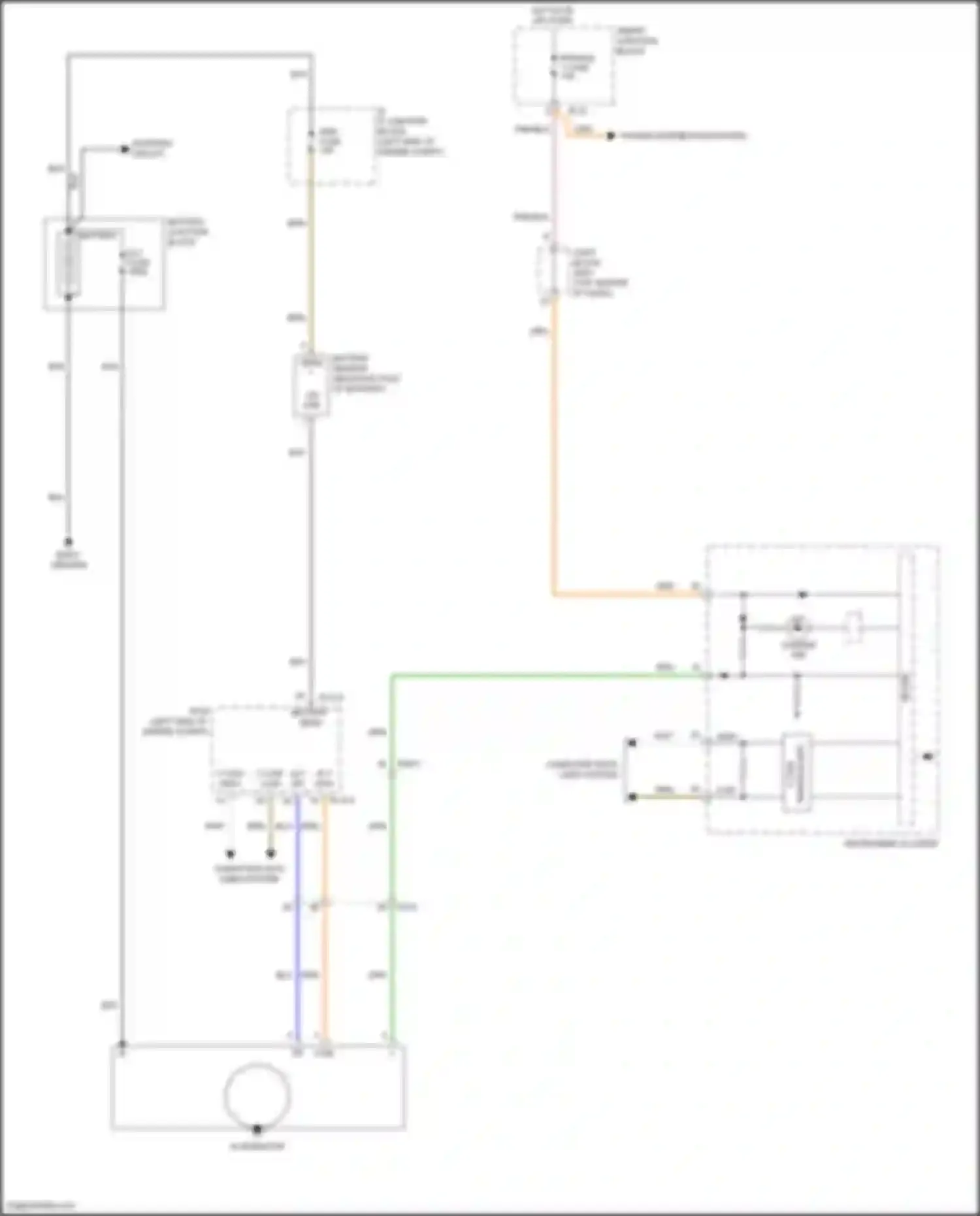 Wiring diagram computer data lines system for Hyundai Azera II facelift (2014-2017) (15 of 62)