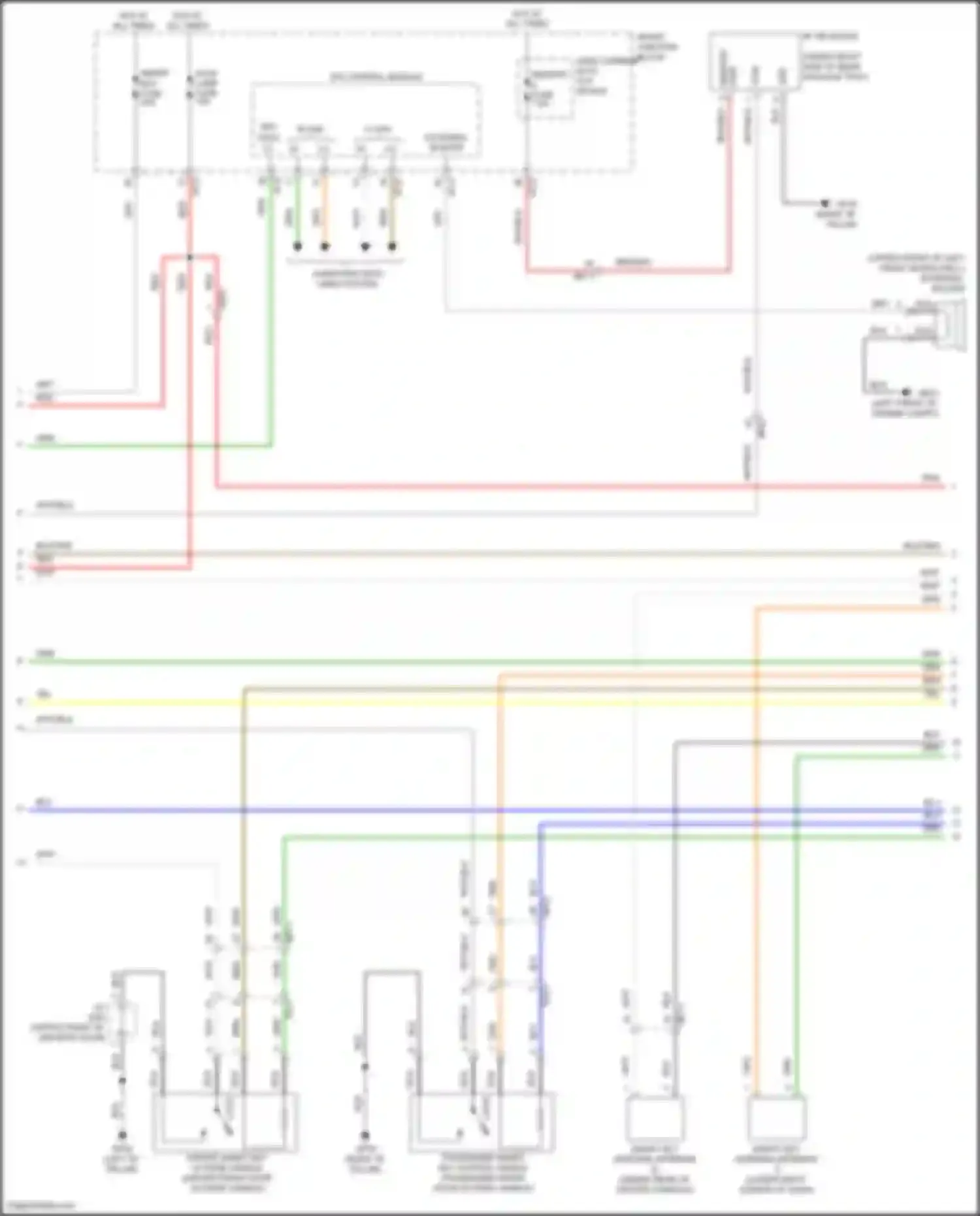 Wiring diagram computer data lines system for Hyundai Azera II facelift (2014-2017) (26 of 62)
