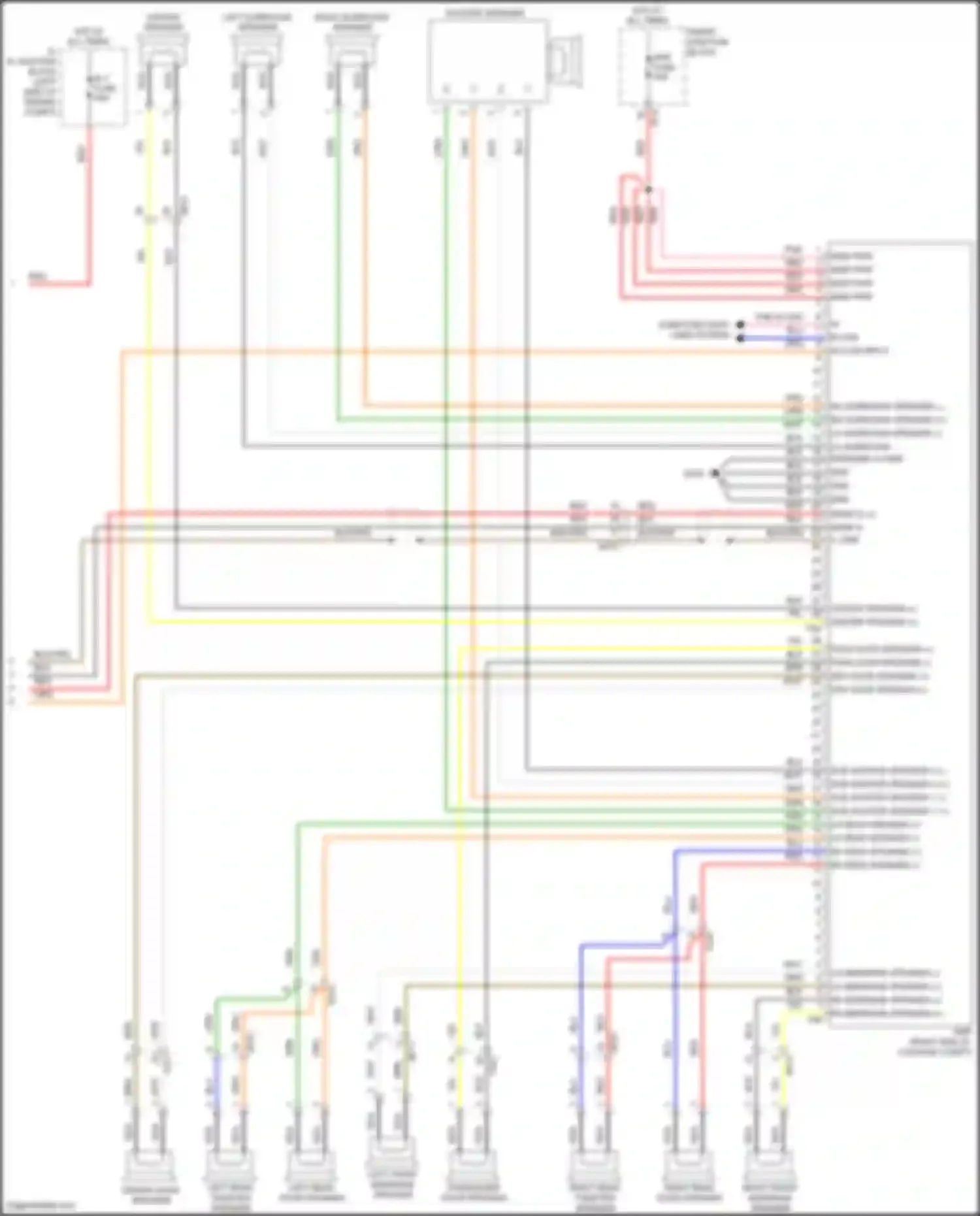 Wiring diagram computer data lines system for Hyundai Azera II facelift (2014-2017) (47 of 62)