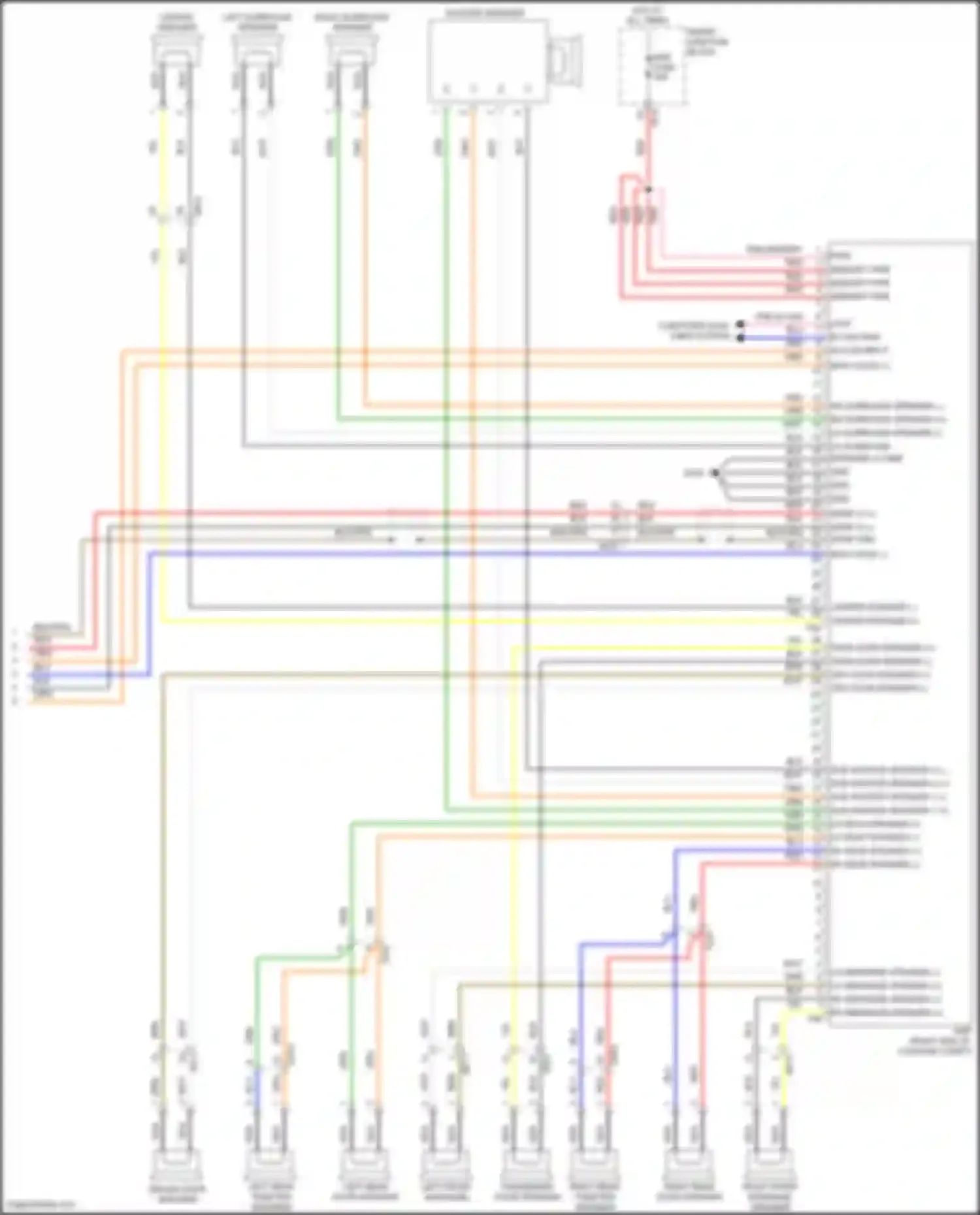 Wiring diagram computer data lines system for Hyundai Azera II facelift (2014-2017) (56 of 62)