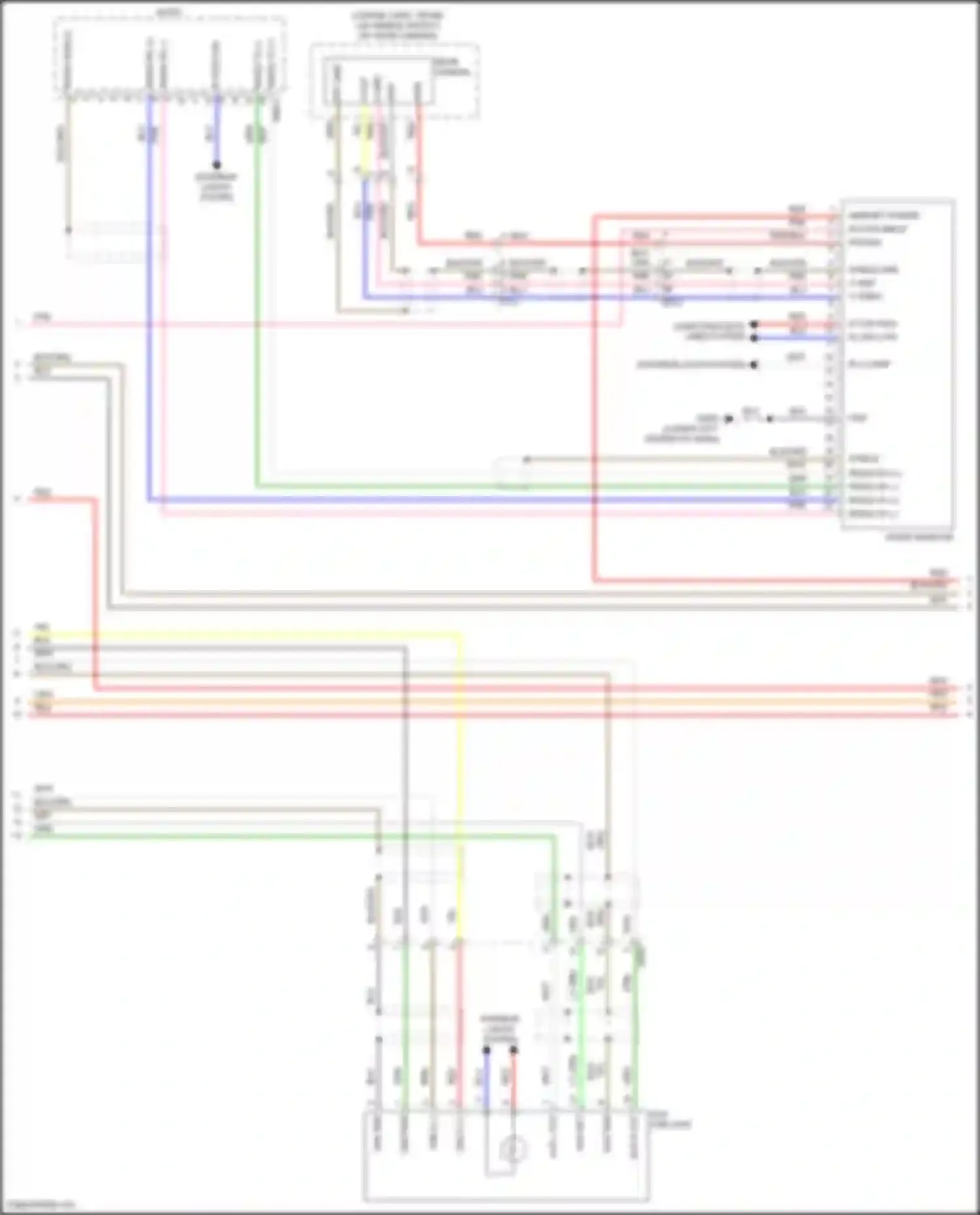 Wiring diagram computer data lines system for Hyundai Azera II facelift (2014-2017) (46 of 62)