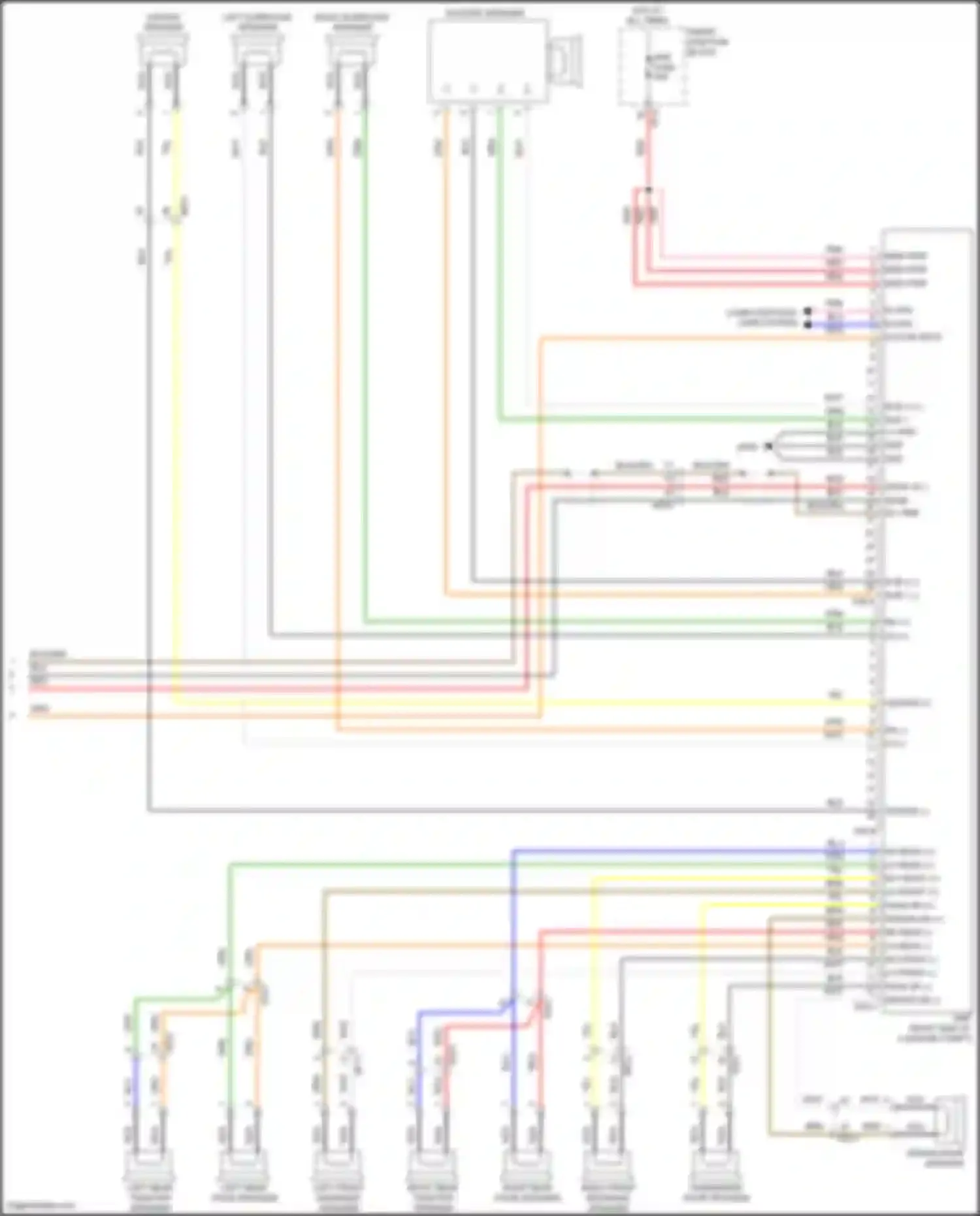 Wiring diagram computer data lines system for Hyundai Azera II facelift (2014-2017) (48 of 62)