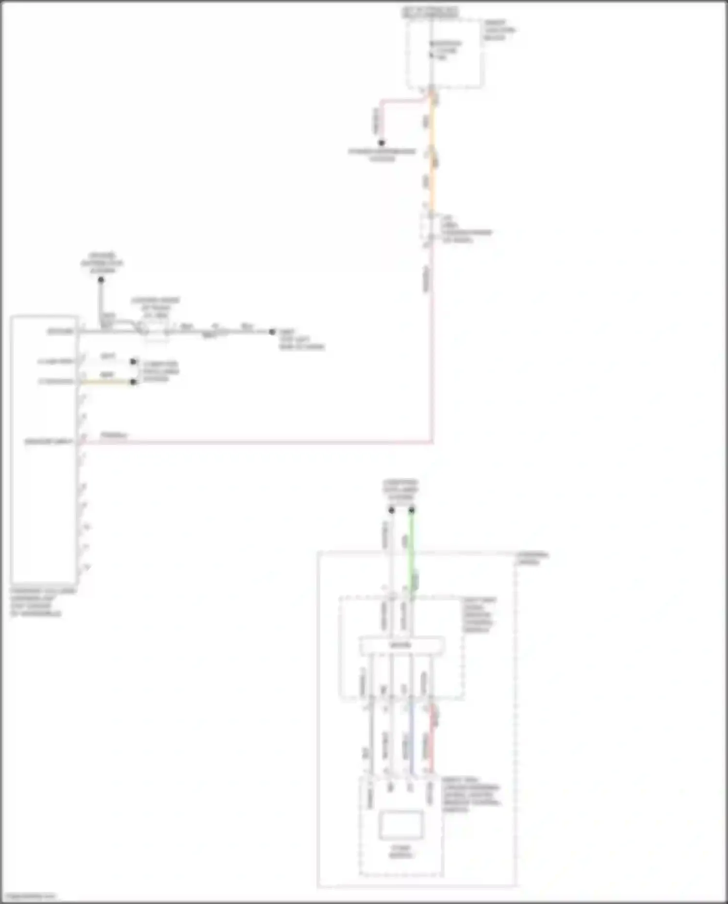 Wiring diagram forward collision warning unit for Hyundai Azera II facelift (2014-2017) (1 of 4)