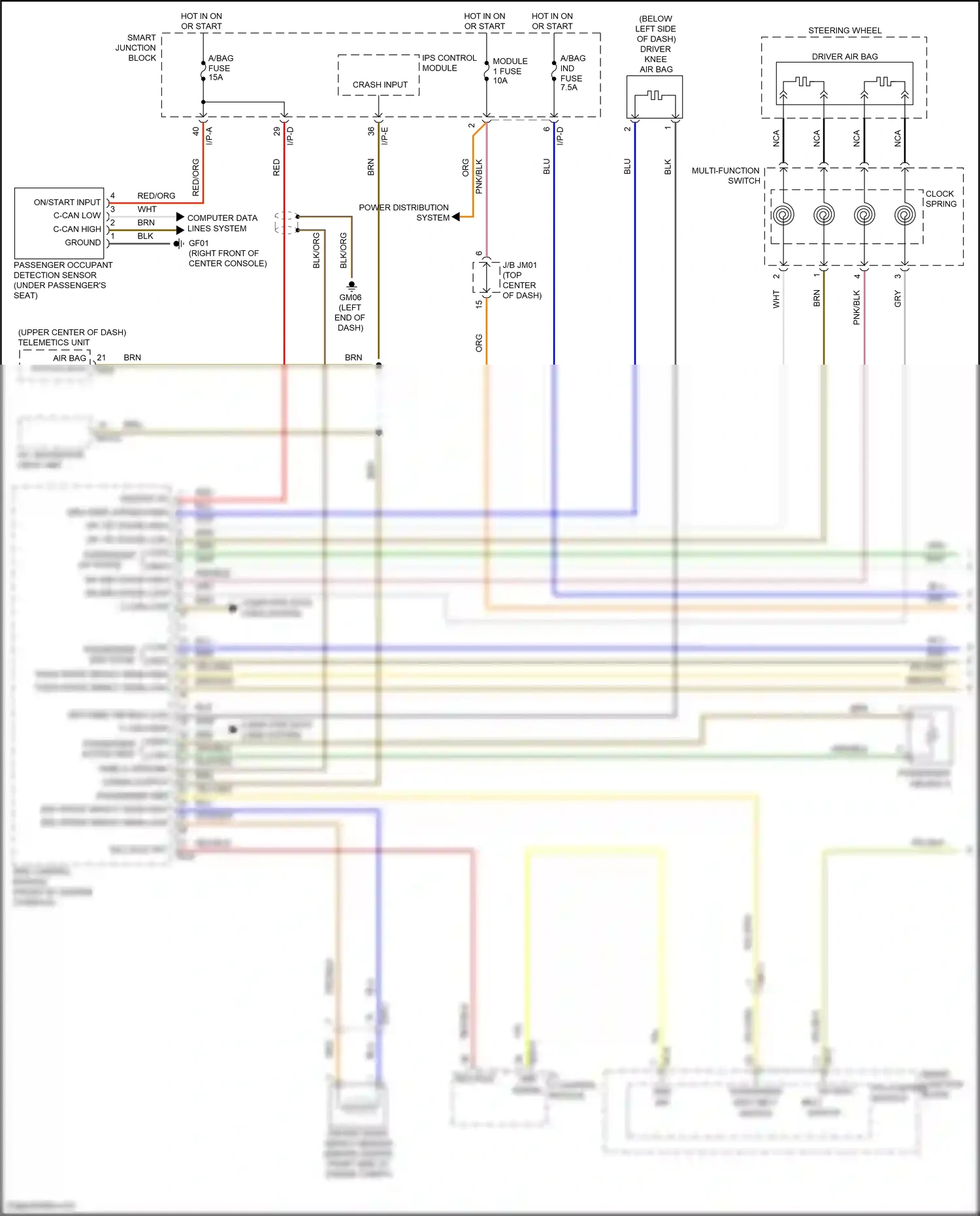 Wiring diagram i/p-e for Hyundai Azera II facelift (2014-2017) (19 of 44)