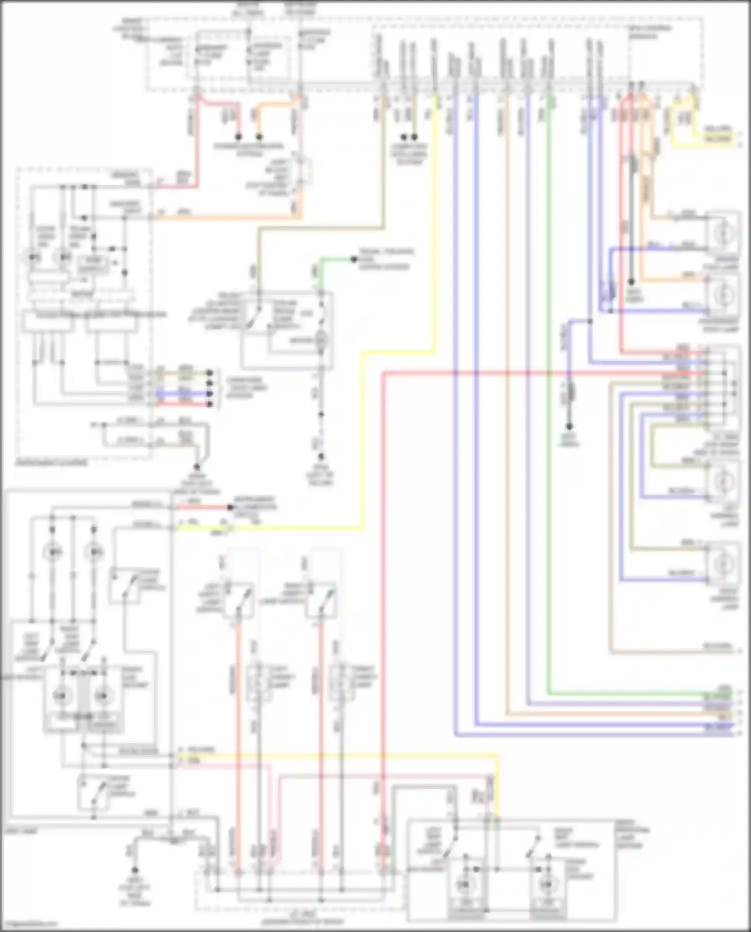 Wiring diagram memory 1 fuse for Hyundai Azera II facelift (2014-2017) (11 of 21)