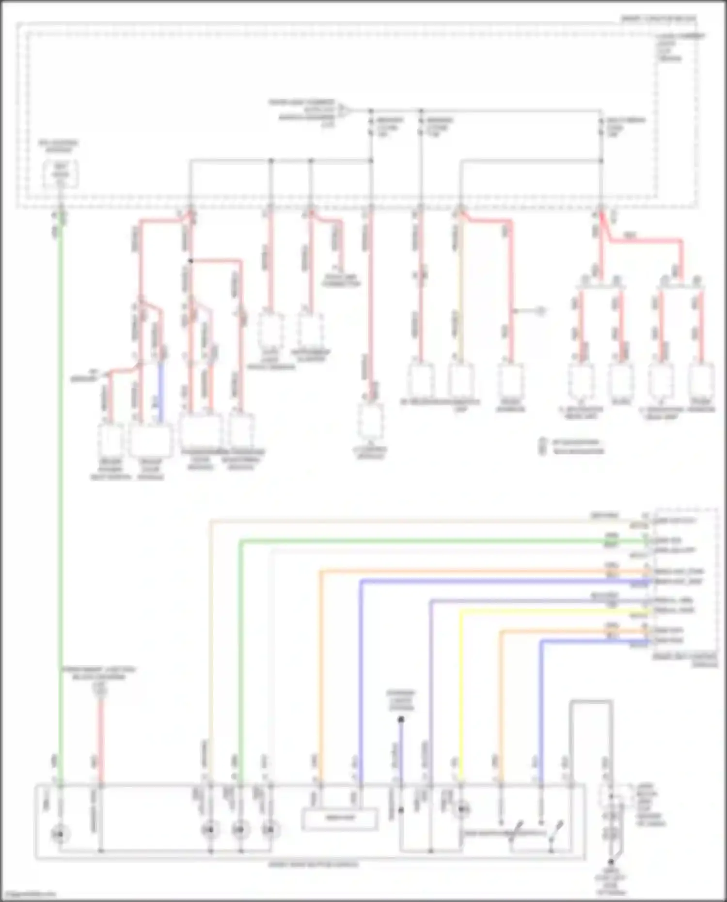 Wiring diagram memory 1 fuse for Hyundai Azera II facelift (2014-2017) (8 of 21)