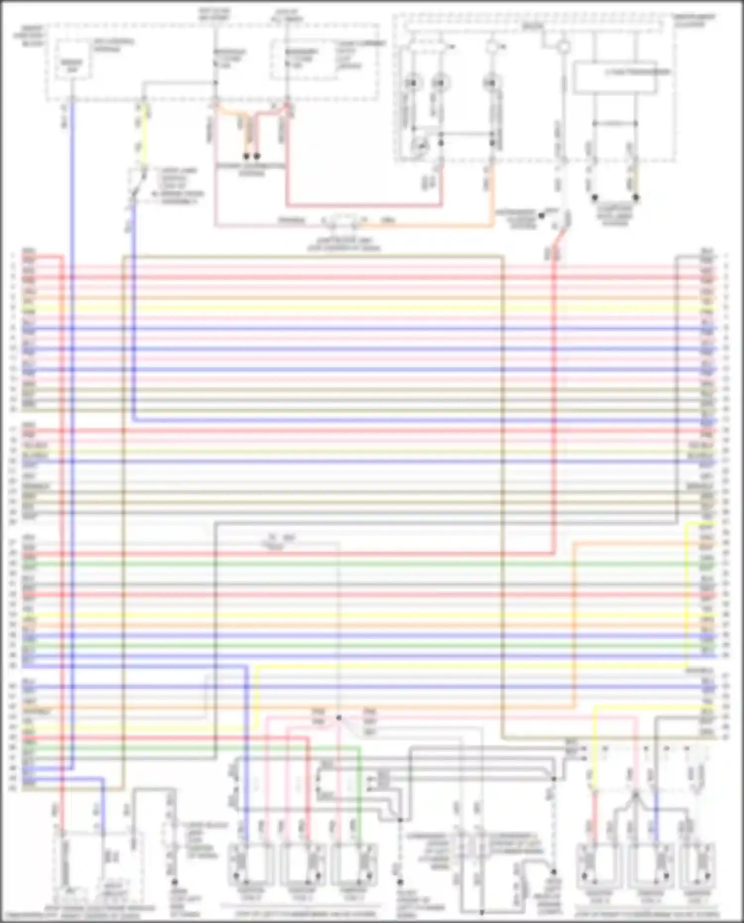 Wiring diagram module 1 fuse for Hyundai Azera II facelift (2014-2017) (41 of 41)