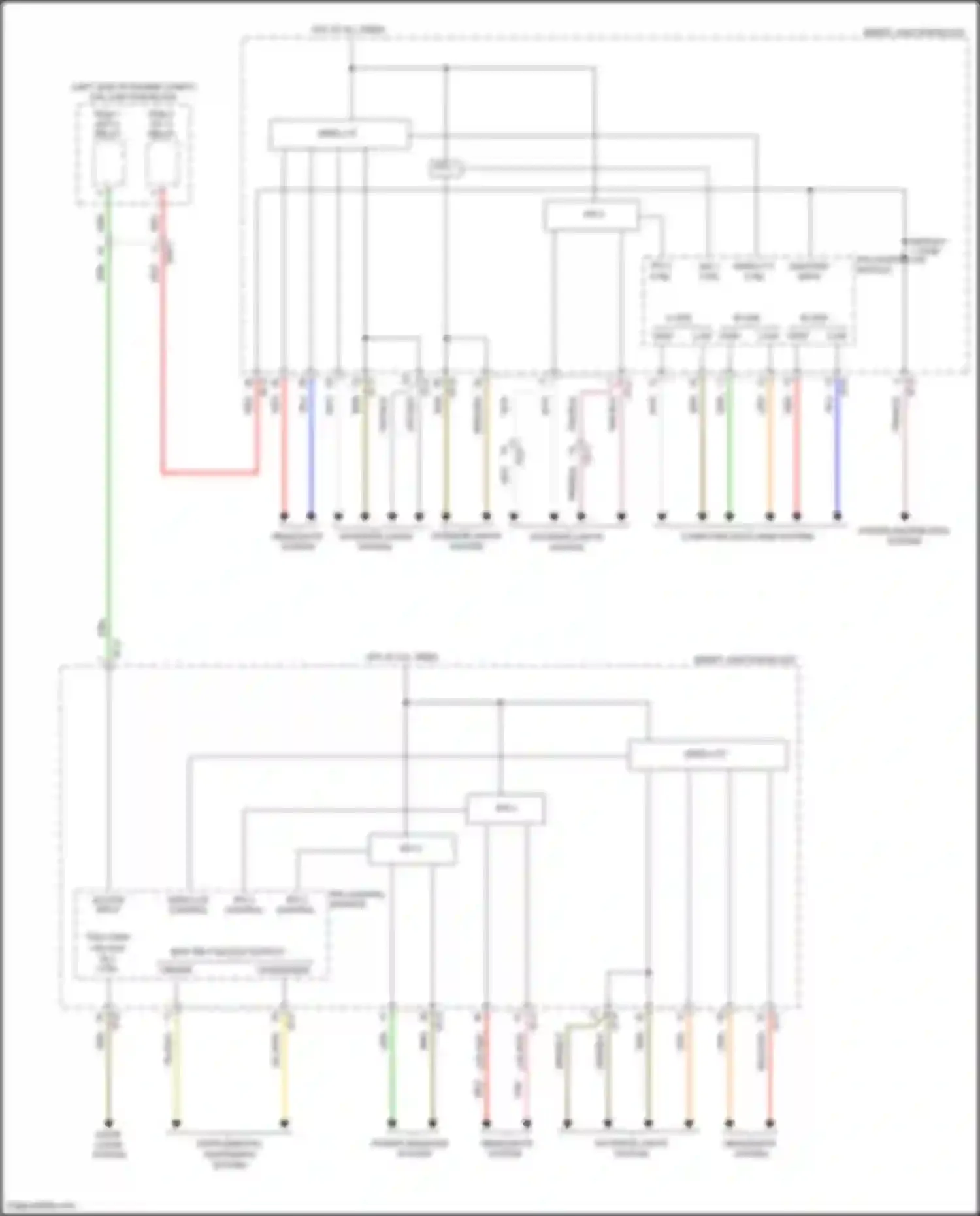 Wiring diagram module 1 fuse for Hyundai Azera II facelift (2014-2017) (2 of 41)