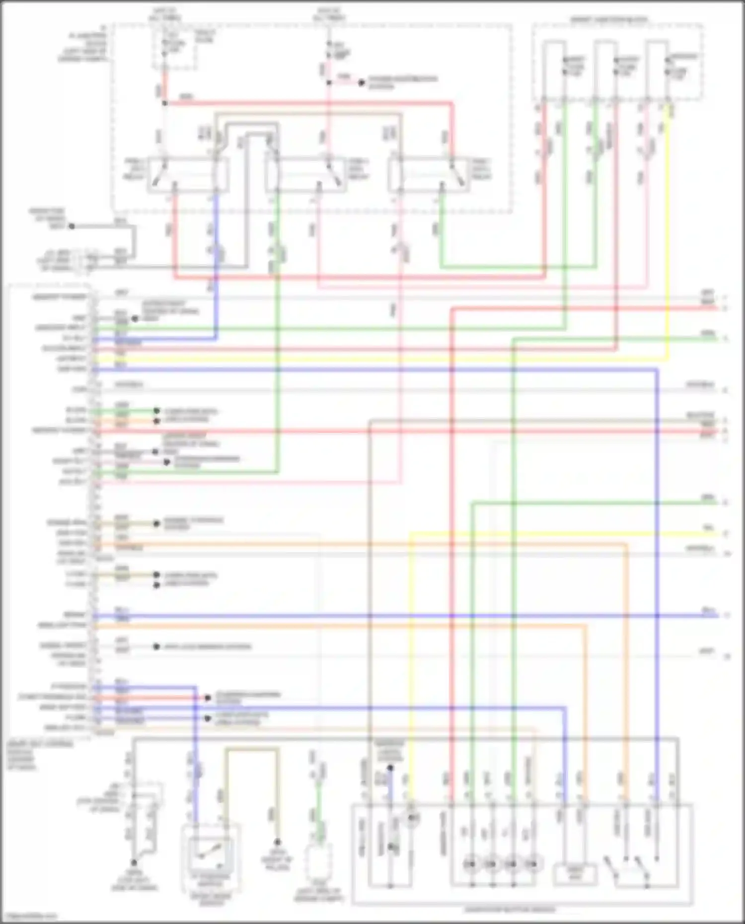 Wiring diagram on/start input for Hyundai Azera II facelift (2014-2017) (23 of 35)