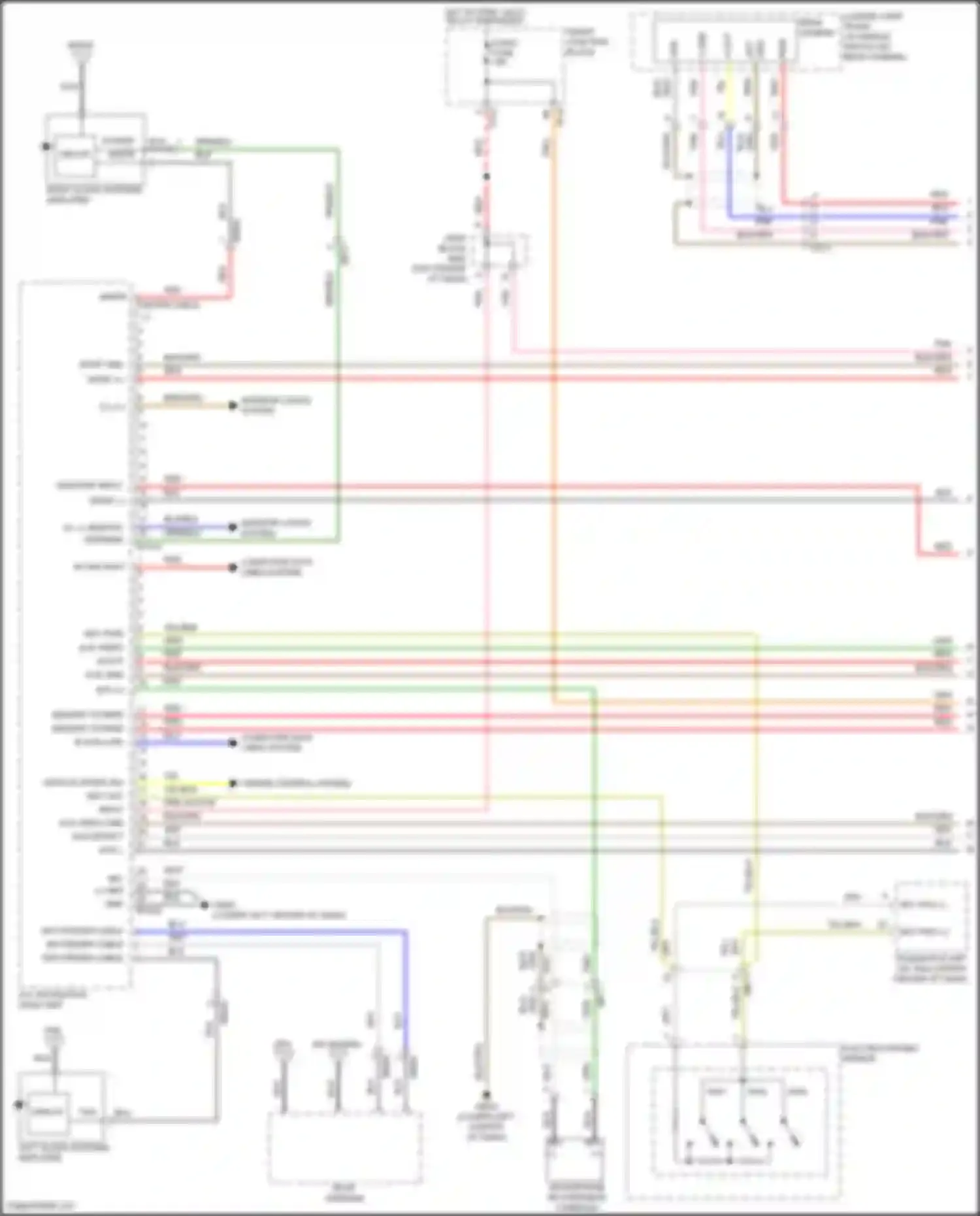 Wiring diagram on/start input for Hyundai Azera II facelift (2014-2017) (26 of 35)