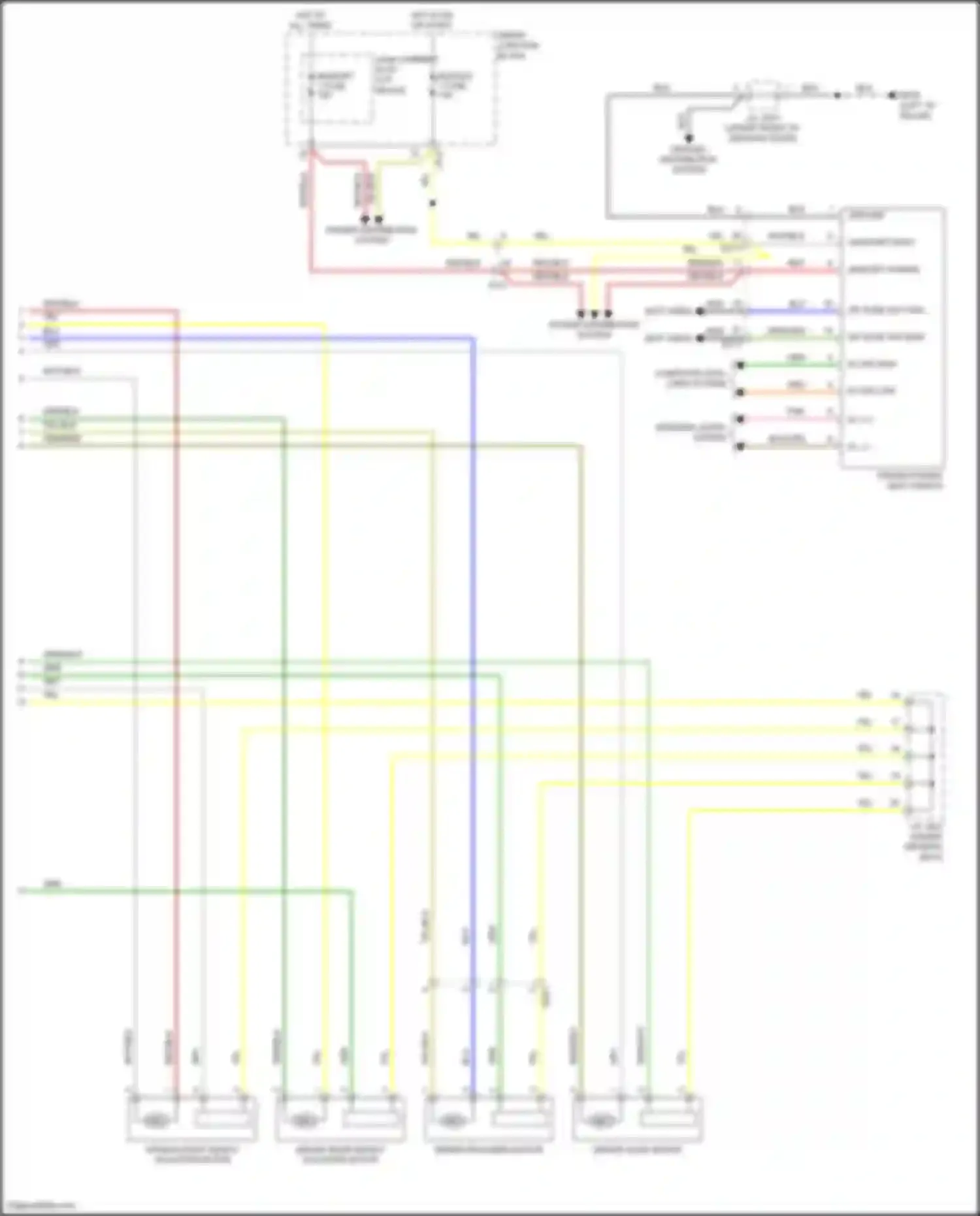 Wiring diagram on/start input for Hyundai Azera II facelift (2014-2017) (13 of 35)