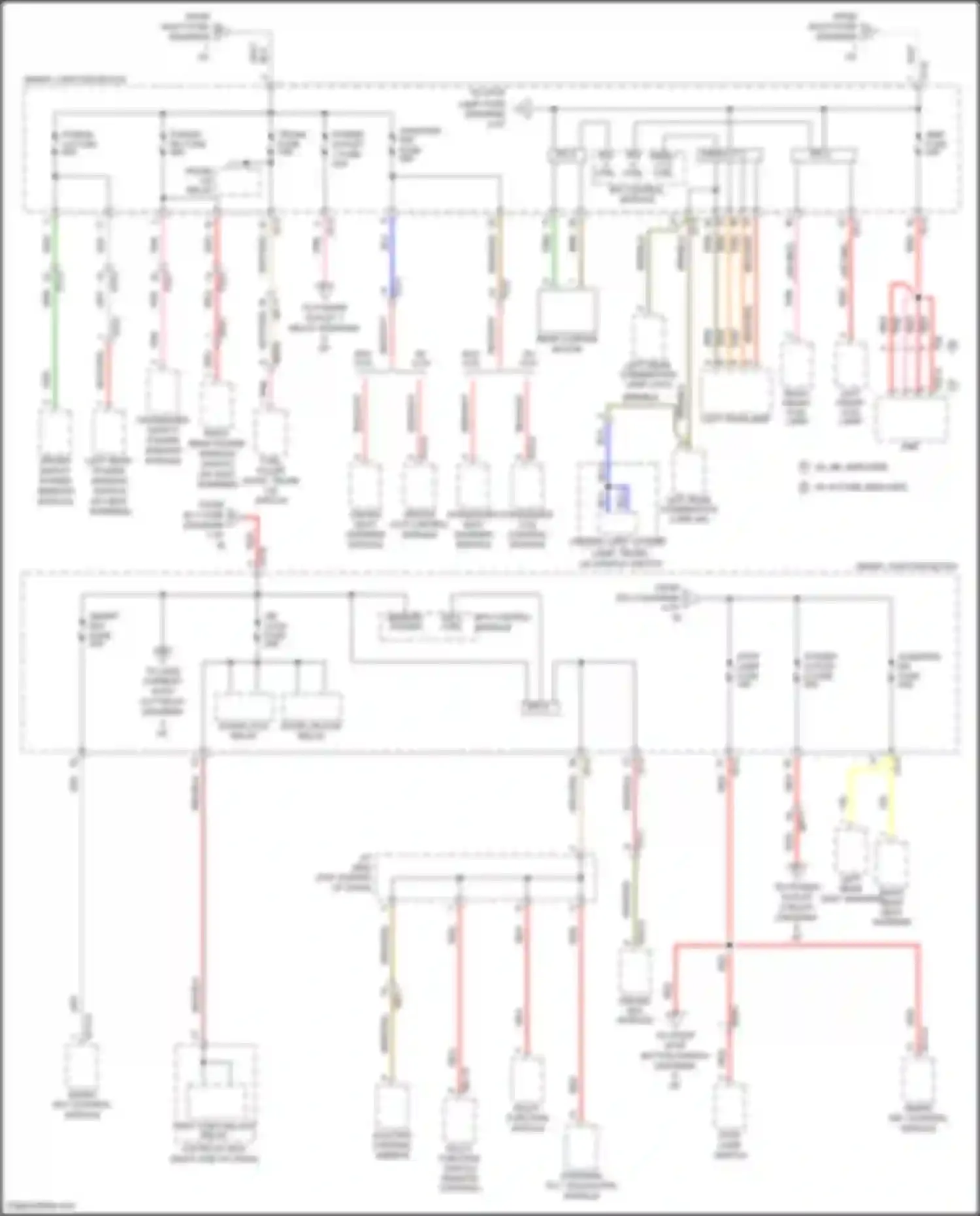 Wiring diagram right end of dash) for Hyundai Azera II facelift (2014-2017) (9 of 17)