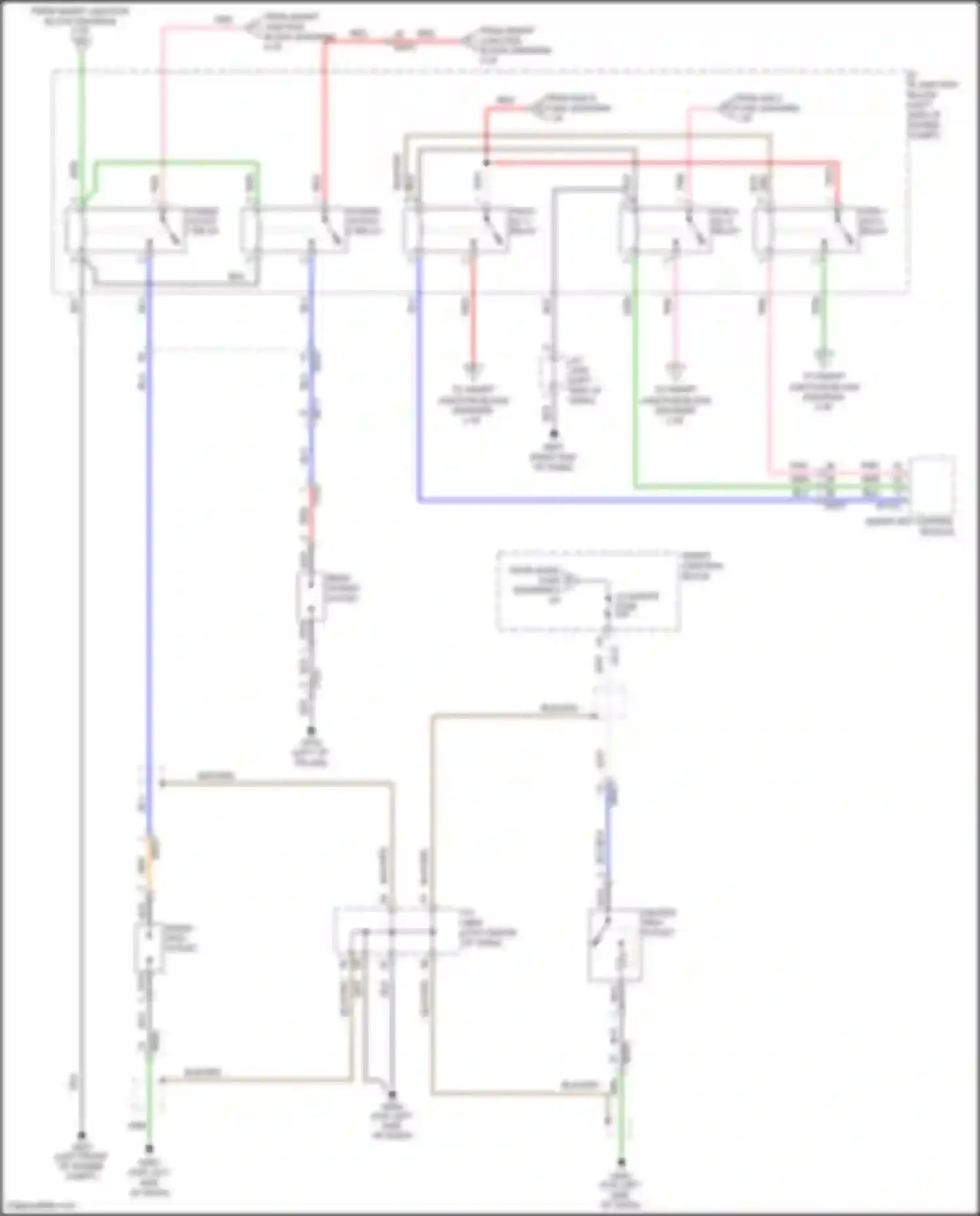 Wiring diagram right end of dash) for Hyundai Azera II facelift (2014-2017) (10 of 17)
