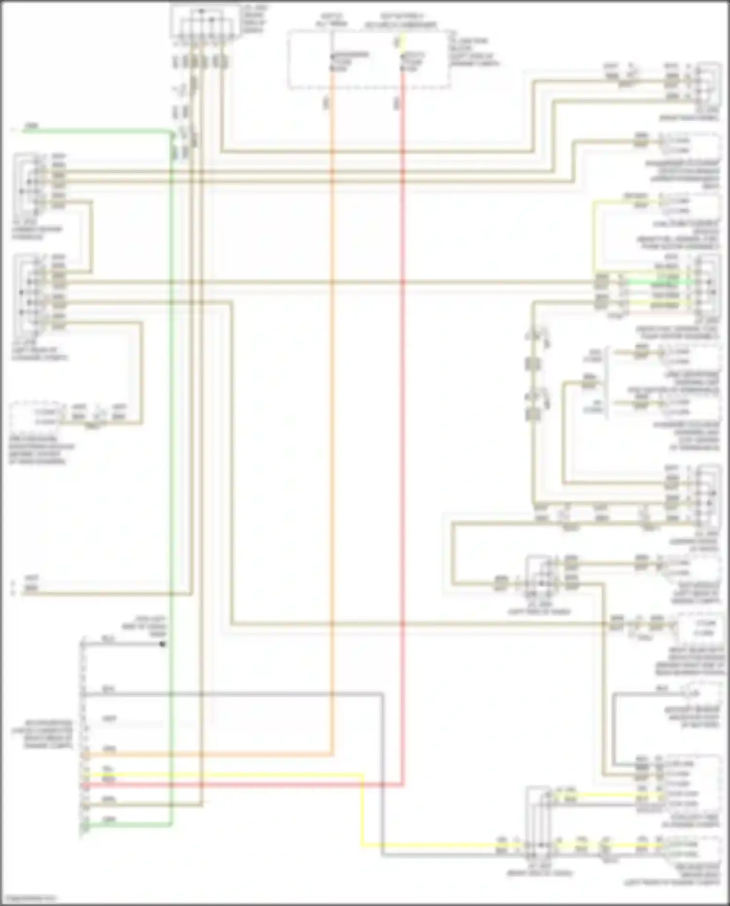 Wiring diagram tire pressure monitoring module for Hyundai Azera II facelift (2014-2017) (1 of 5)