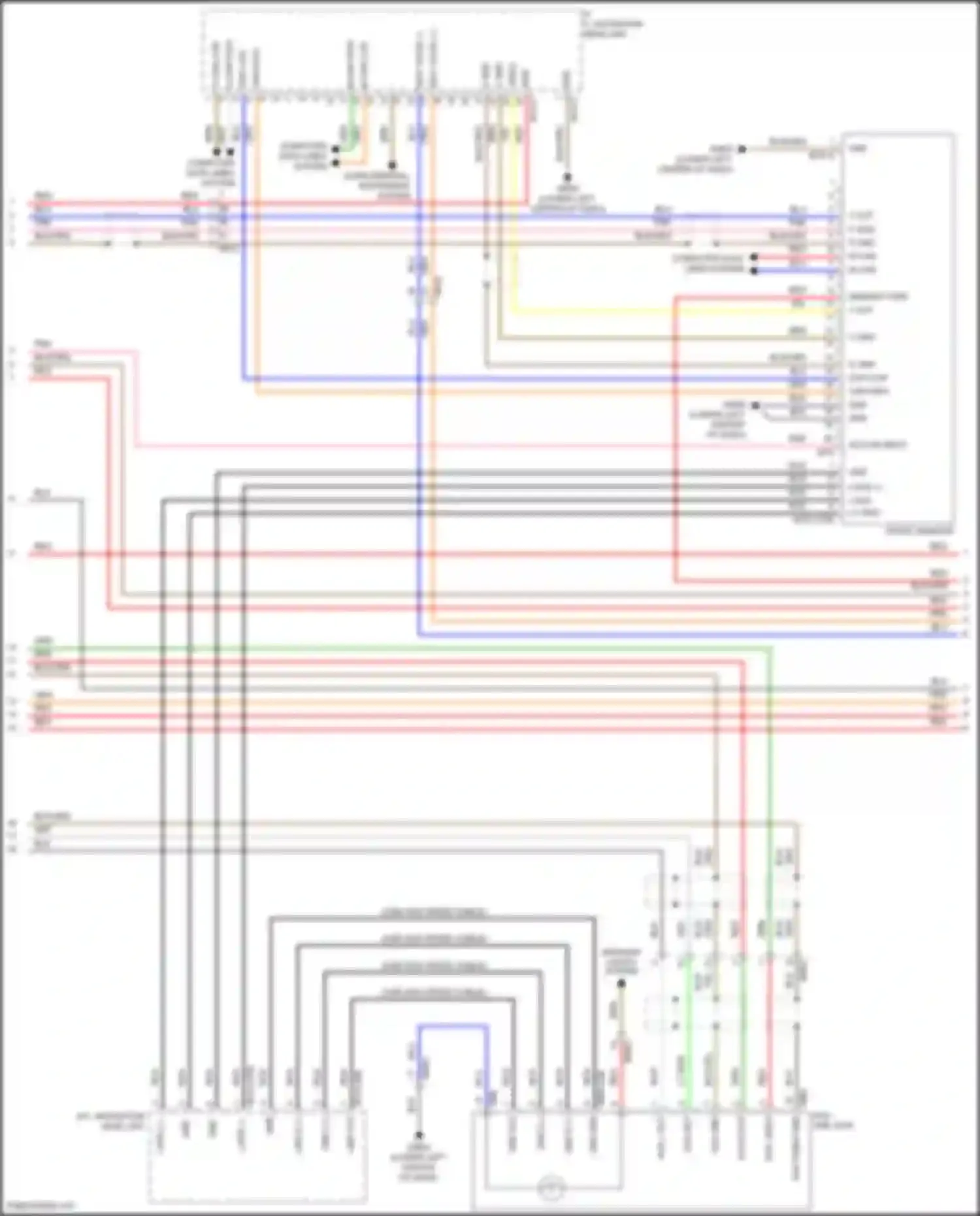 Wiring diagram usb vcc for Hyundai Azera II facelift (2014-2017) (1 of 4)