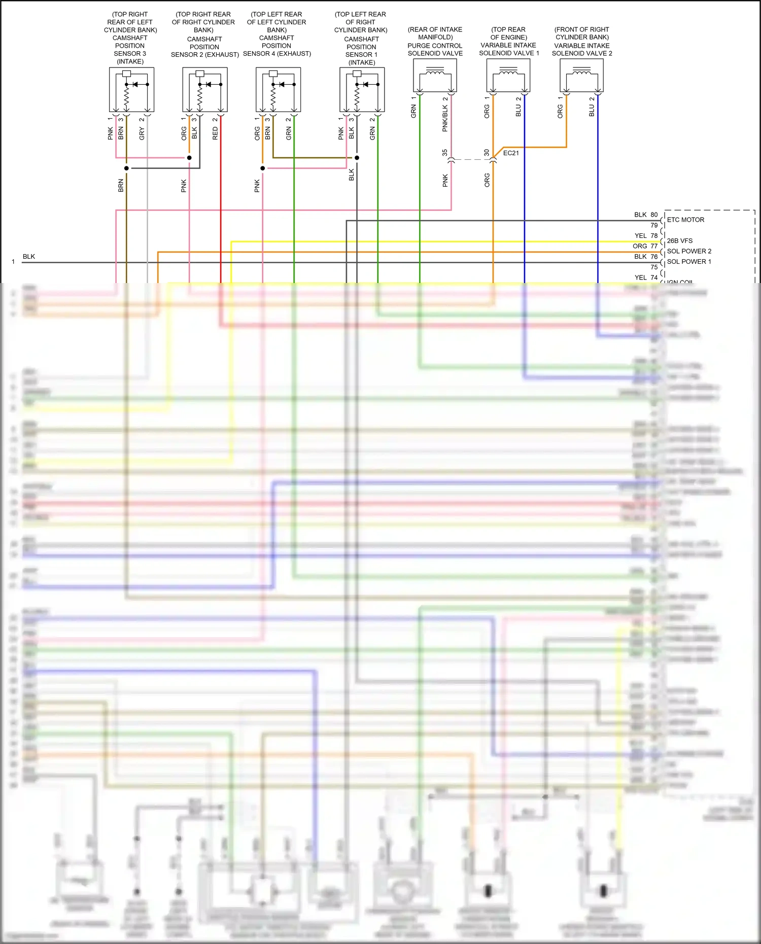 Wiring diagram vis 2 ctrl for Hyundai Azera II facelift (2014-2017) (1 of 1)