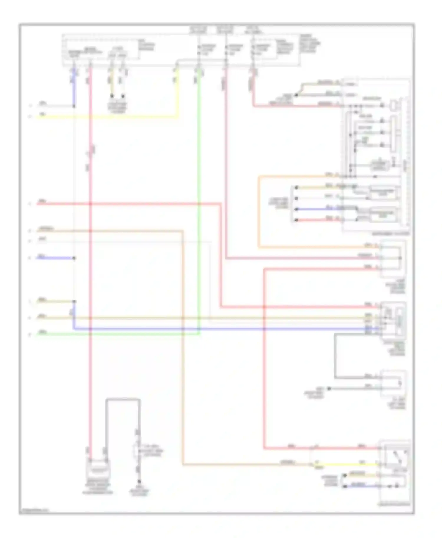 Azera Hyundai II (2011-2014): Anti-lock brakes circuit, with esc (2 of 2)