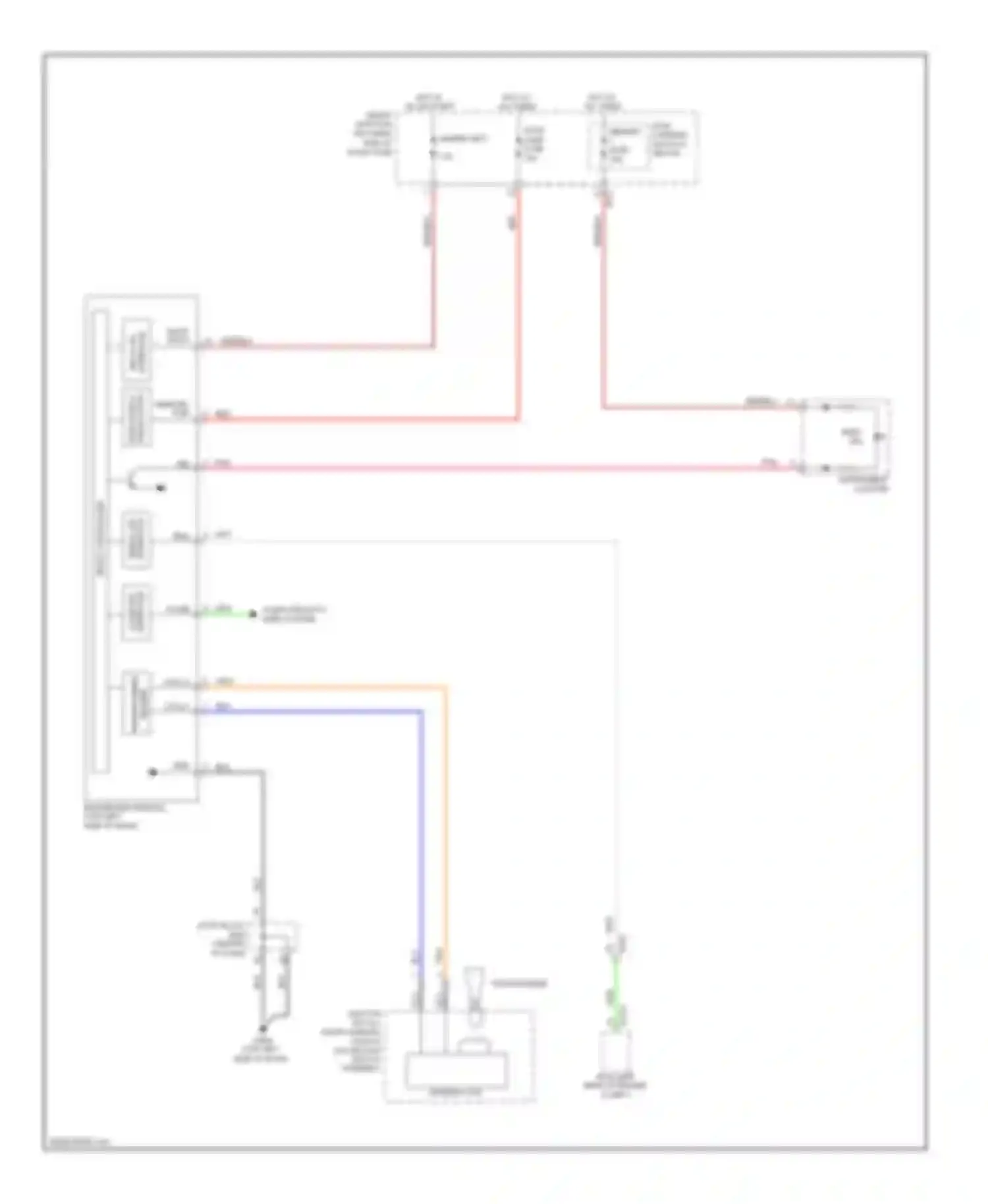 Azera Hyundai II (2011-2014): Immobilizer circuit, without smart key