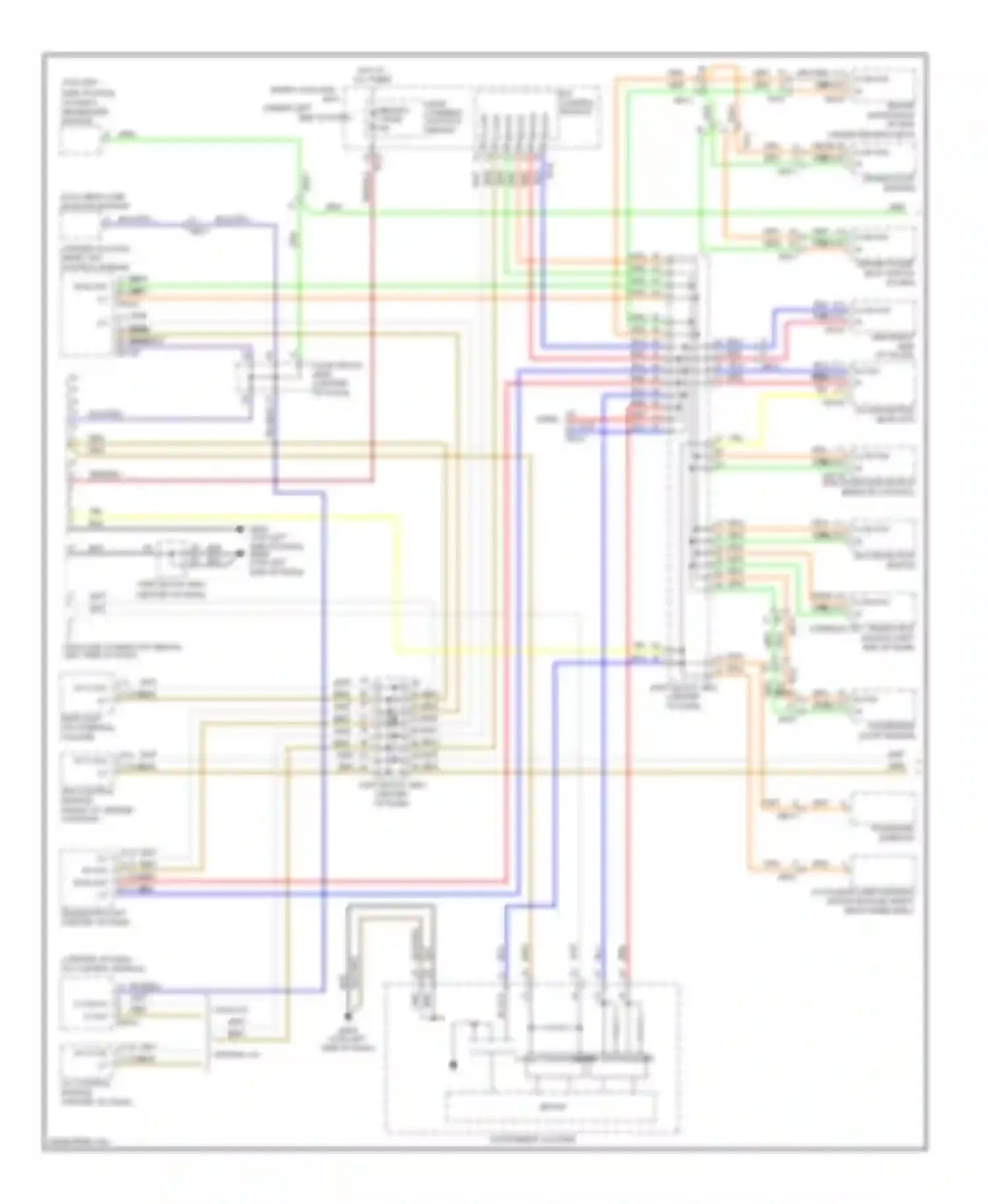 Azera Hyundai II (2011-2014): Computer data lines circuit (1 of 2)