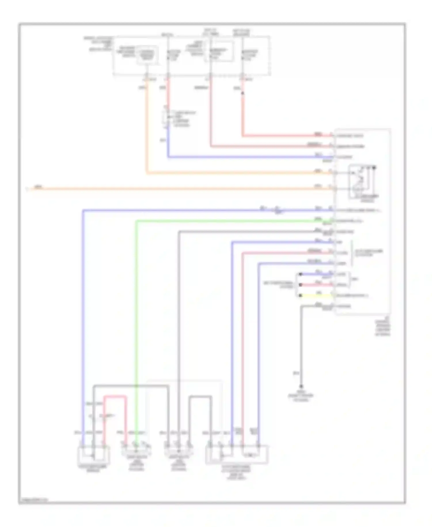 Azera Hyundai II (2011-2014): Defoggers circuit, with auto defogger (2 of 2)