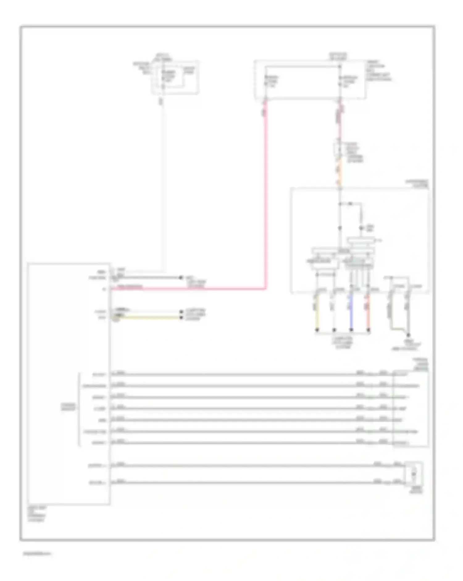 Azera Hyundai II (2011-2014): Electronic power steering circuit