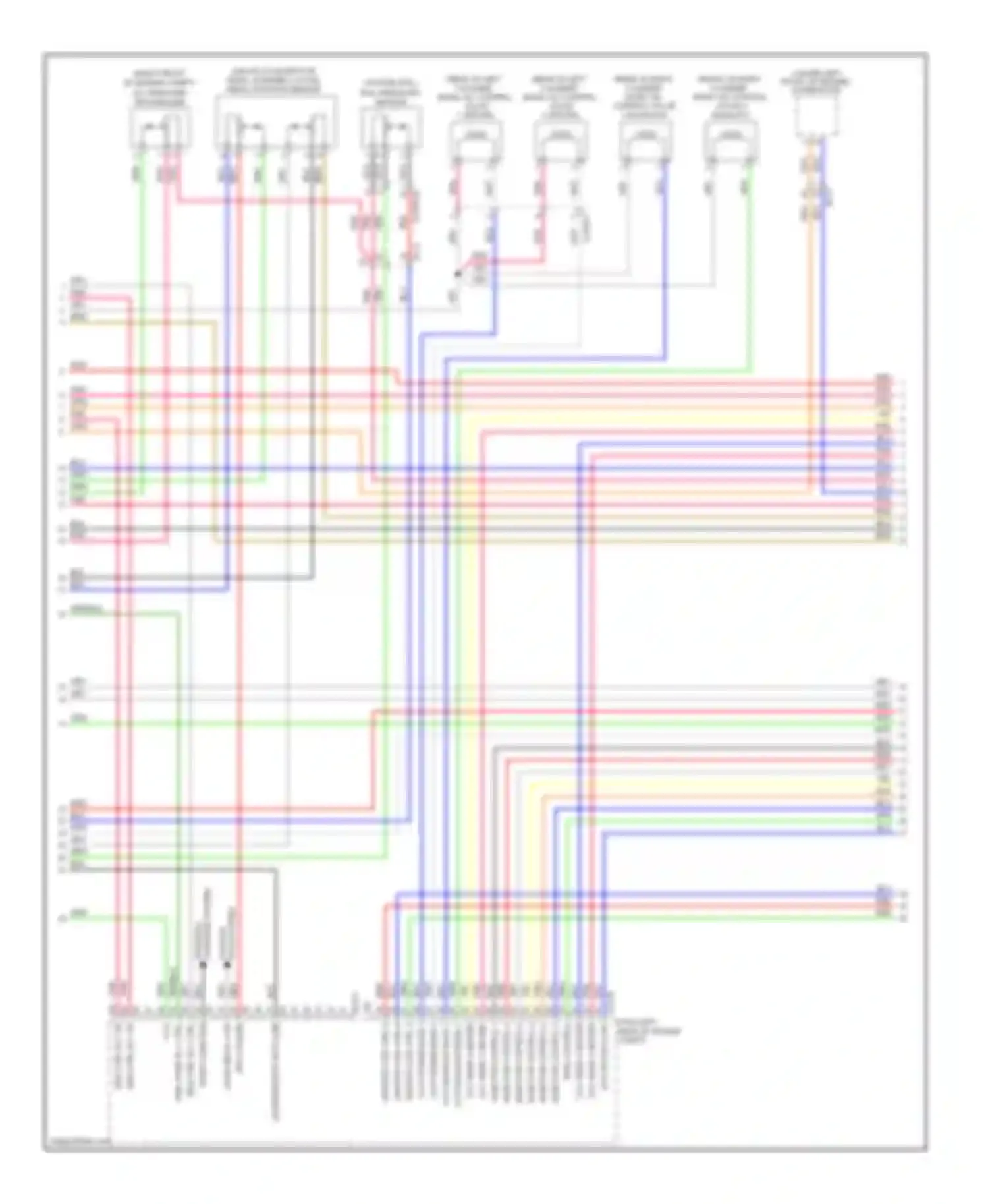 Azera Hyundai II (2011-2014): Wiring diagram engine performance 3.3l (2 of 7)