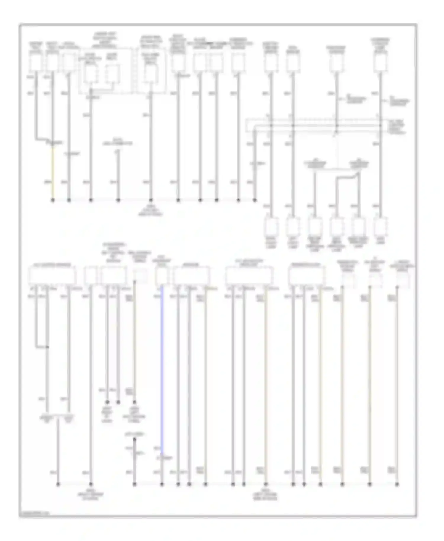 Azera Hyundai II (2011-2014): Ground distribution circuit (1 of 5)