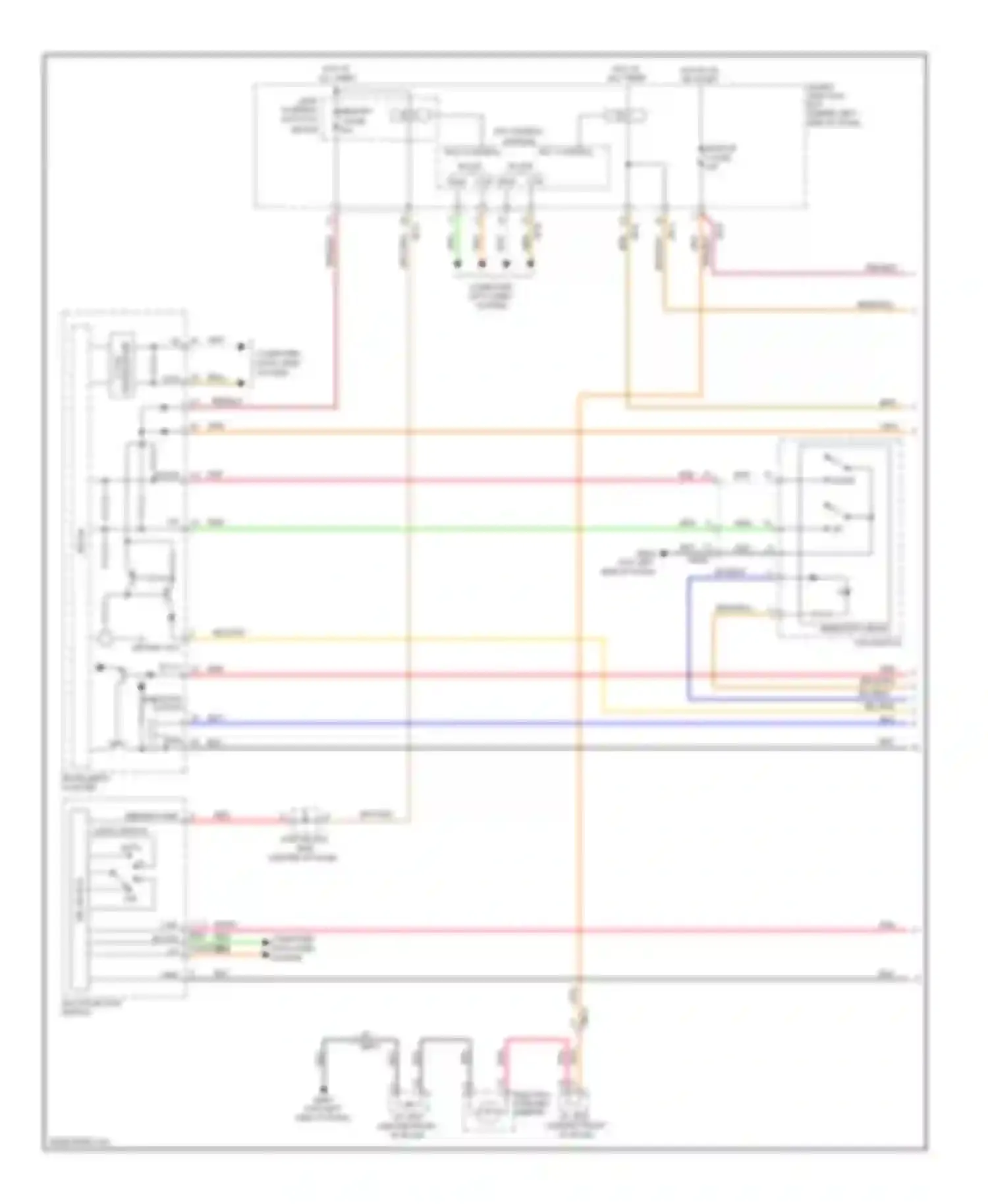 Azera Hyundai II (2011-2014): Instrument illumination circuit (1 of 2)