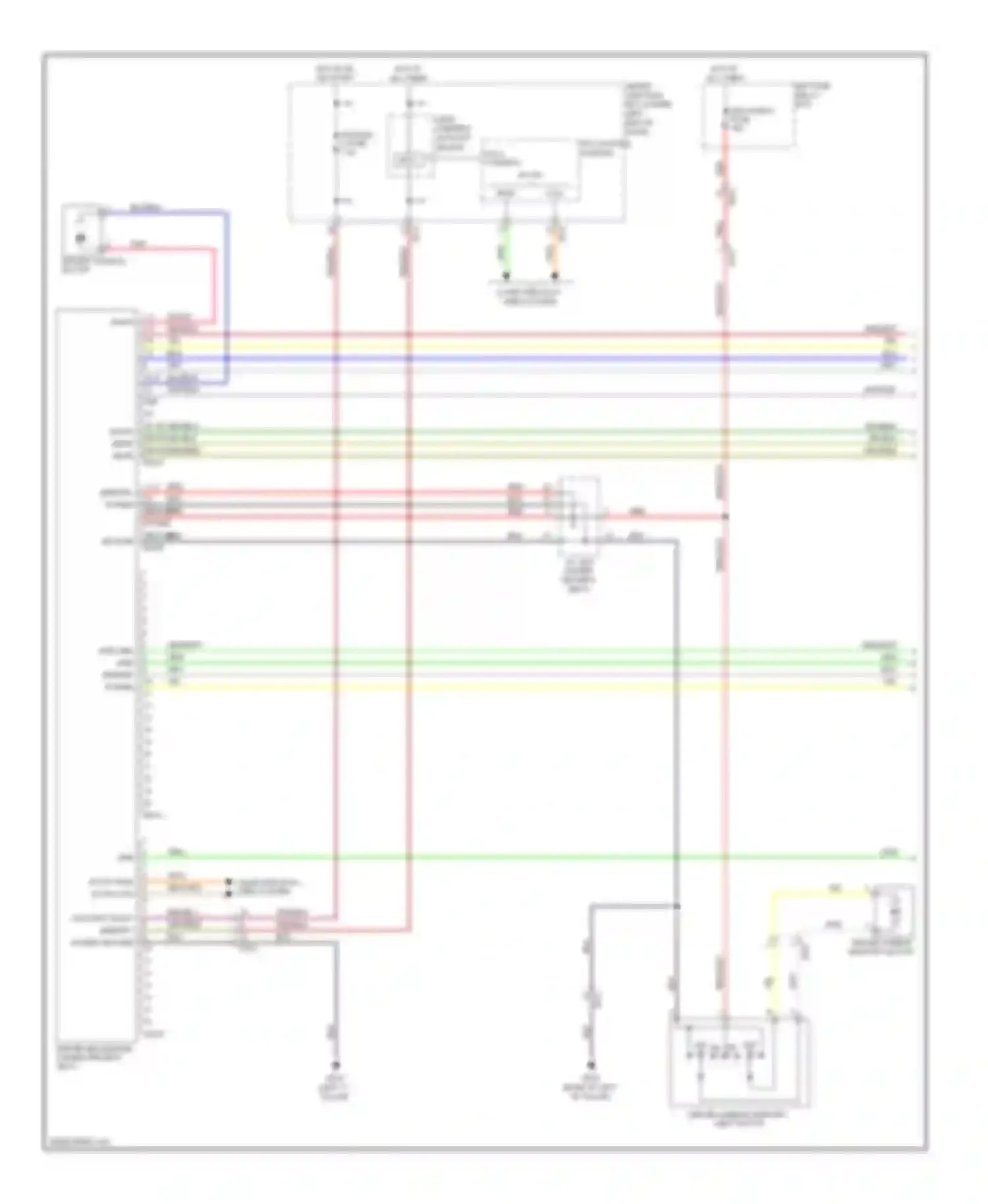 Azera Hyundai II (2011-2014): Driver"s memory seat circuit (1 of 2)