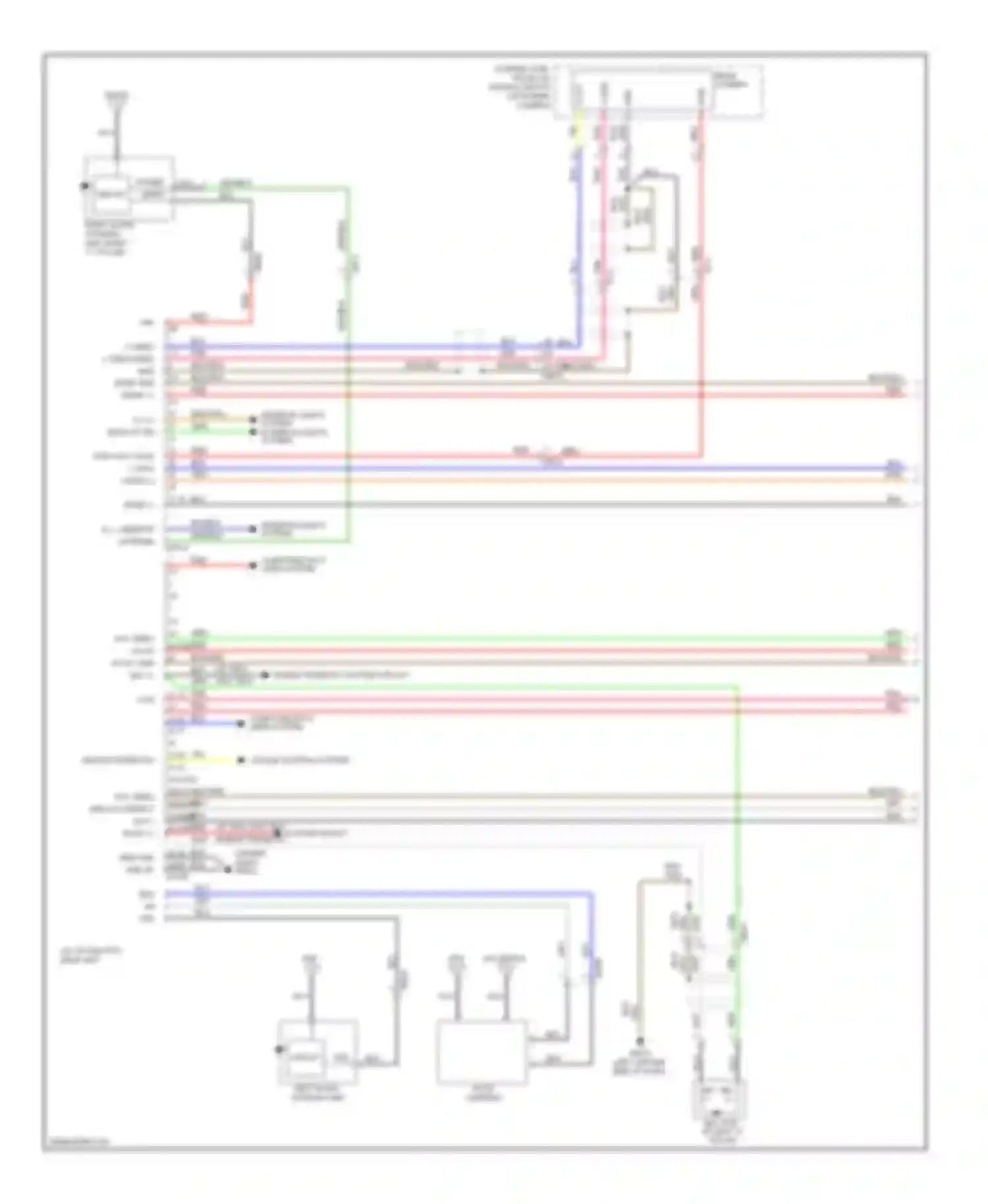 Azera Hyundai II (2011-2014): Navigation circuit (1 of 4)