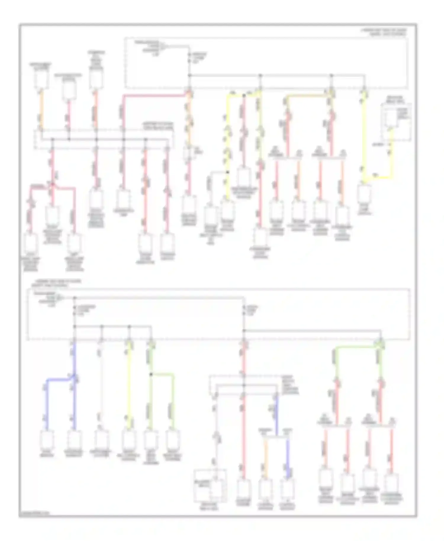Azera Hyundai II (2011-2014): Power distribution circuit (3 of 6)