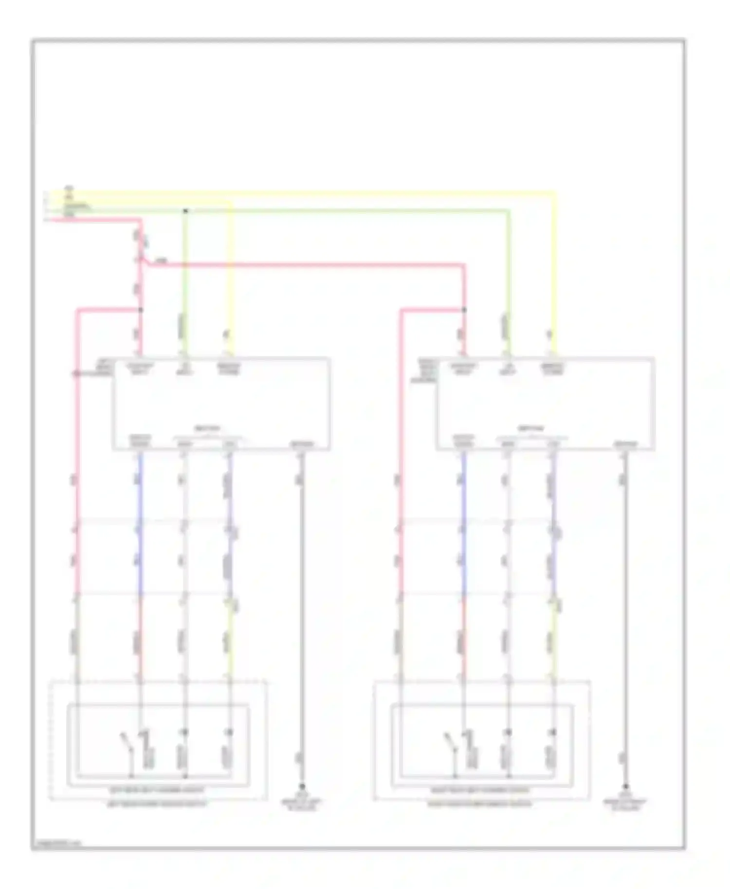 Azera Hyundai II (2011-2014): Heated seats circuit (2 of 2)