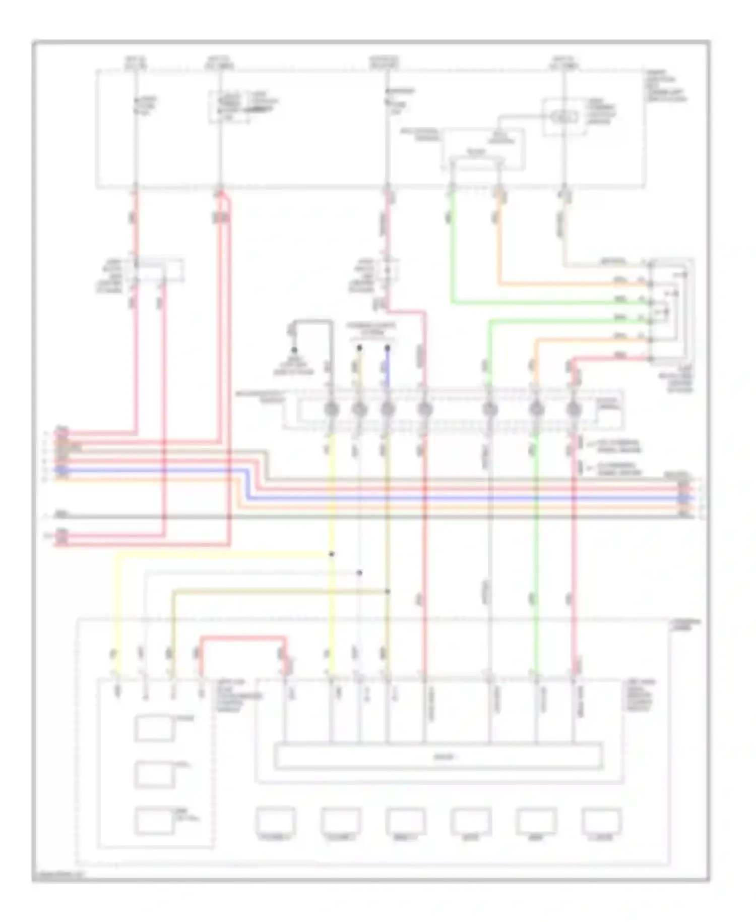 Azera Hyundai II (2011-2014): Radio circuit (3 of 4)
