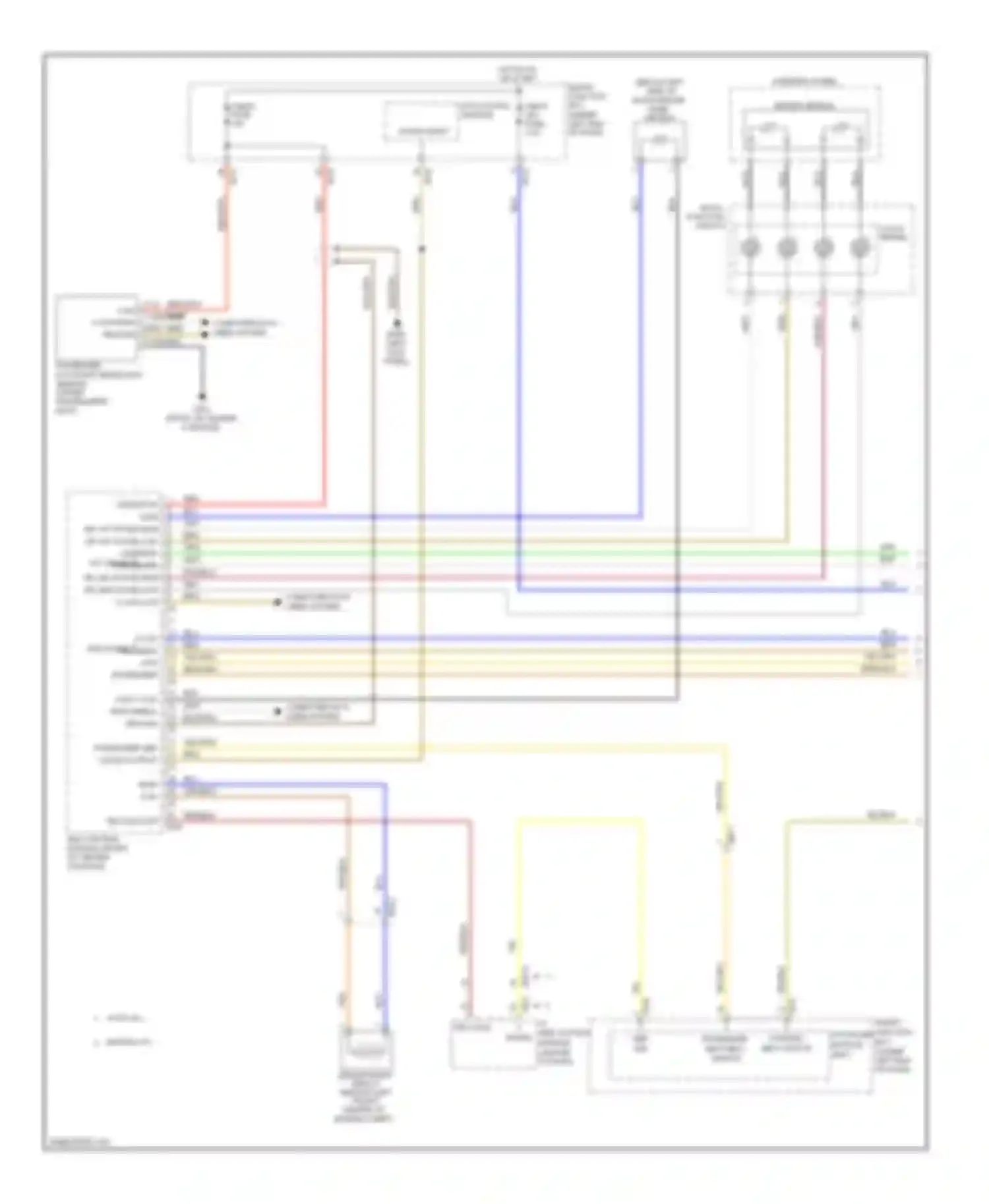 Azera Hyundai II (2011-2014): Supplemental restraints circuit (1 of 3)