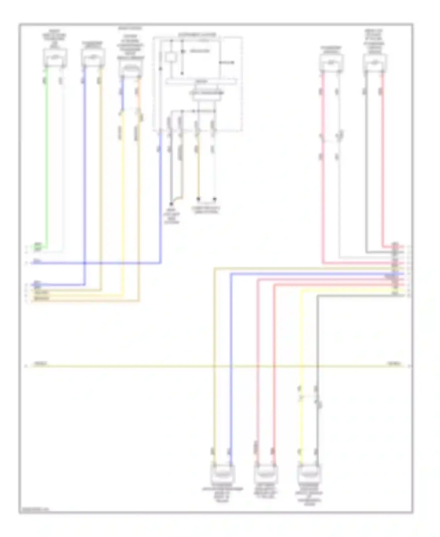 Azera Hyundai II (2011-2014): Supplemental restraints circuit (2 of 3)